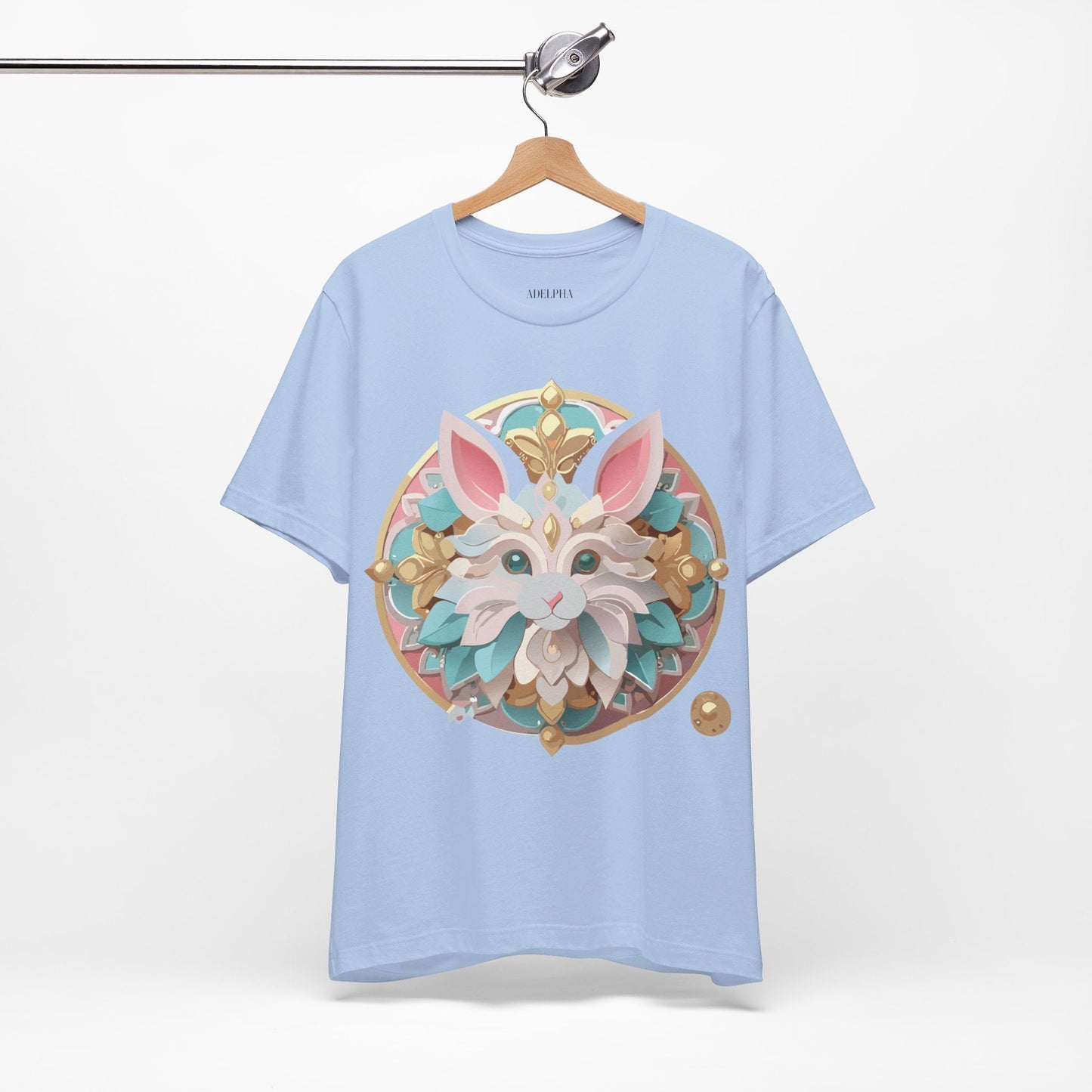 Medallion Graphic Unisex 100 Cotton Vintage Animal Medal Artwork Tee 88