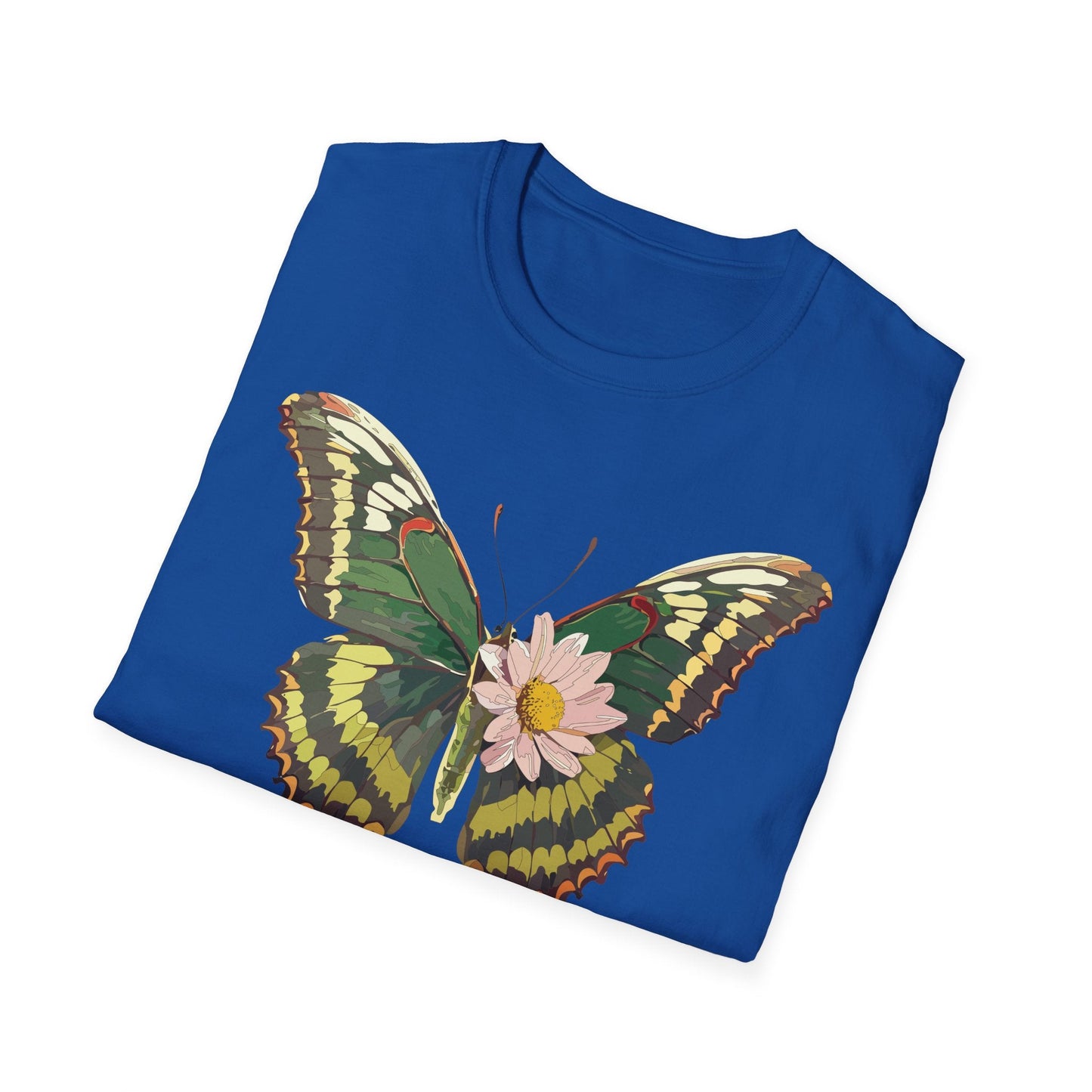 Butterfly Shirt Unisex Monarch Butterfly Tee Gildan Softstyle 64000 100% Ring Spun Cotton