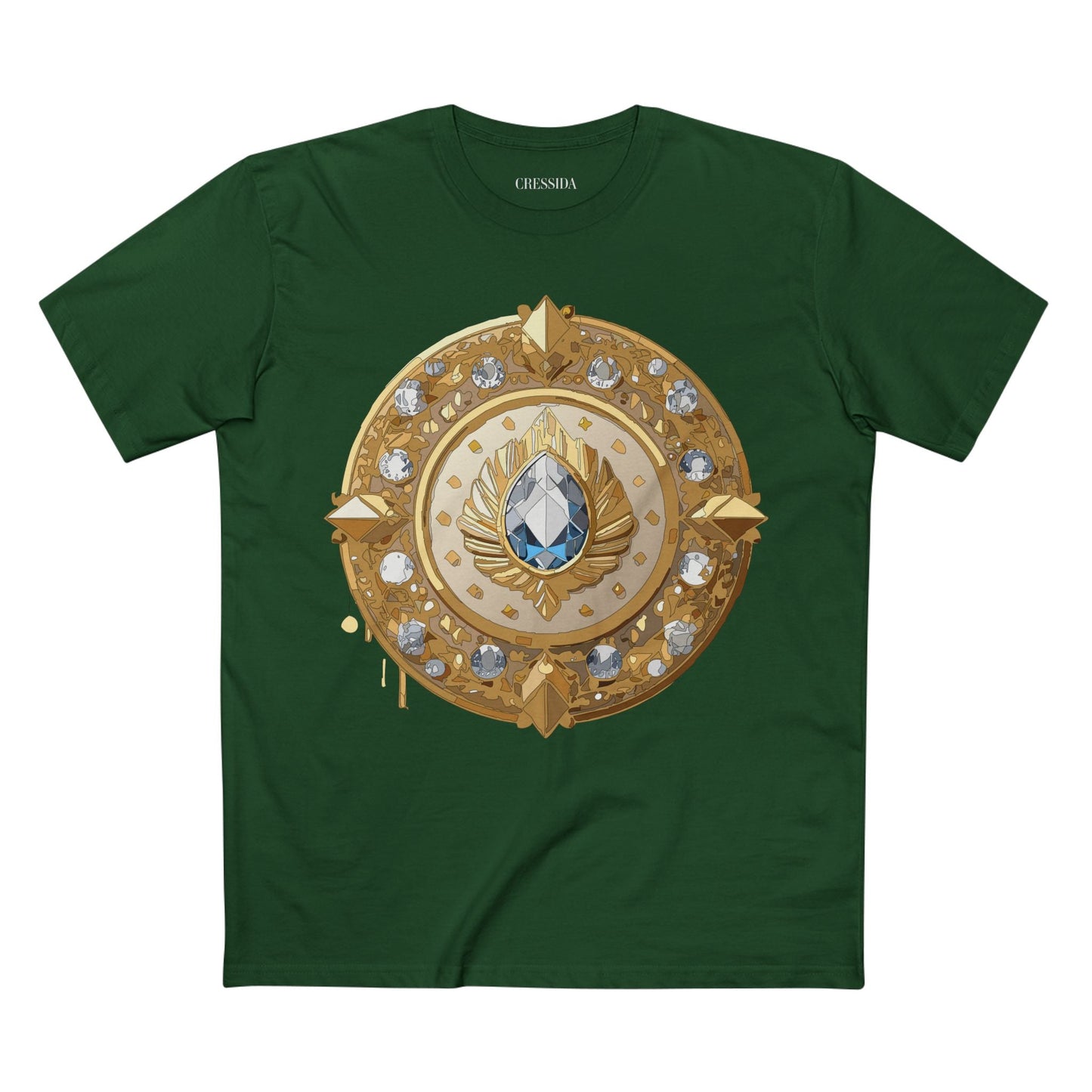 Medallion Graphic T-Shirt Unisex 100 Cotton With Gold Art Design Medal Tee 26