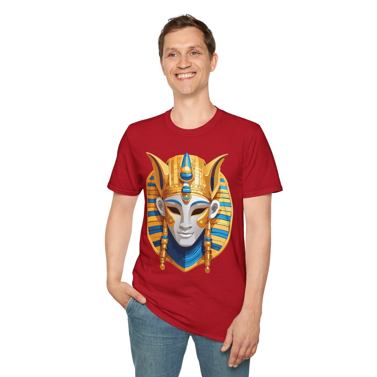 Mask Graphic Unisex Cotton Masquerade Design Artwork Tee 20