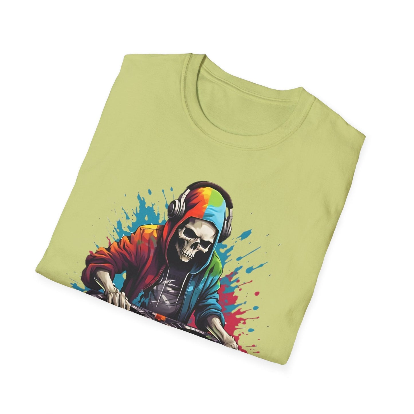 Skull T Shirt Unisex Skeleton Tee 100 Cotton Softstyle Gildan 64000 Graphic Tee Artwork