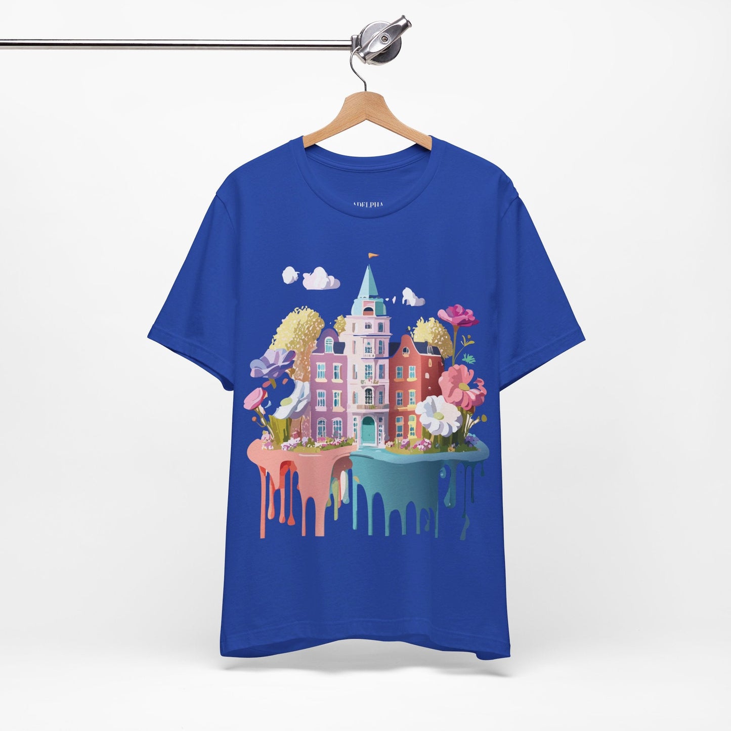 Amsterdam Tourist Shirt Unisex Graphic Tee Vintage Inspired Artwork Art Design By Adelpha