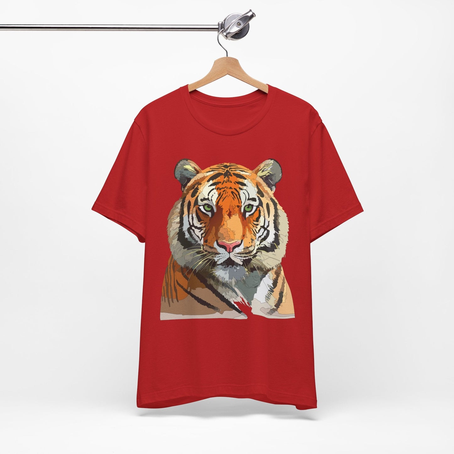 Unisex Animal Graphic Tee Shirt With Wildlife Art Design For Everyday Comfort Gildan 64000