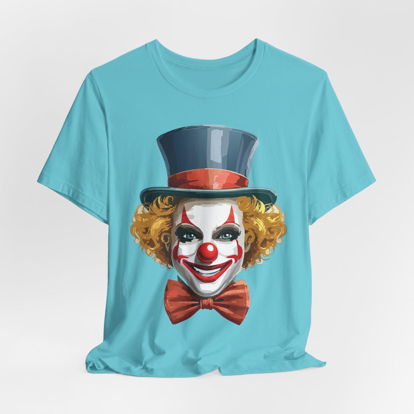 Clown Shirt, Funny Shirt, T-Shirt with Clown, Funny Art Design Tee, Circus Tees, Circus T-Shirt, Unisex Humor Wear 11