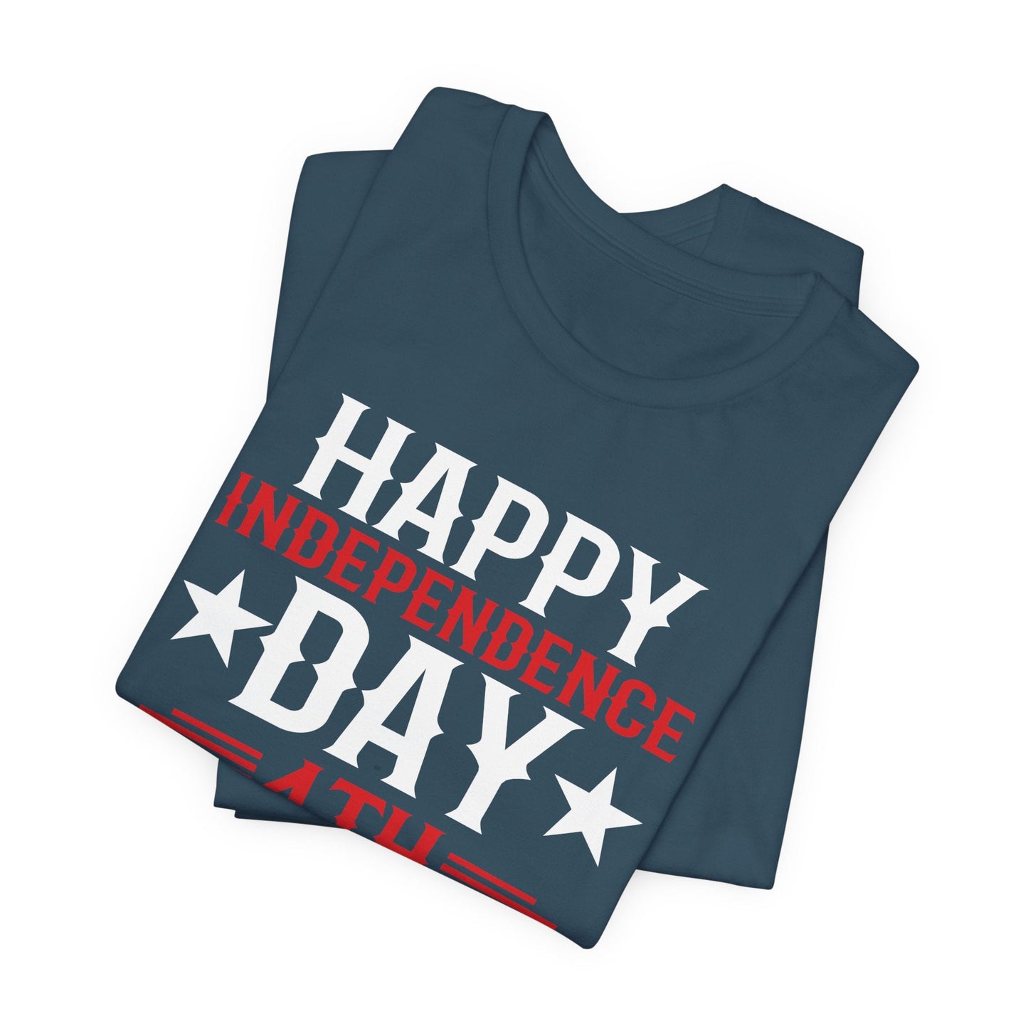 Happy Independence Day Graphic Unisex Cotton T-Shirt 016