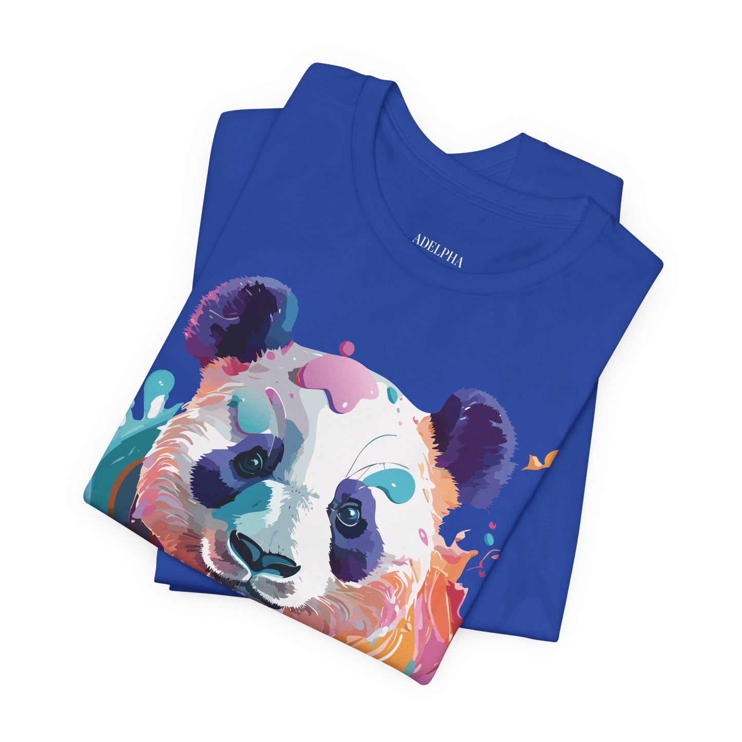 Panda Graphic Unisex 100 Cotton Vintage Art with Animal T-Shirt 12