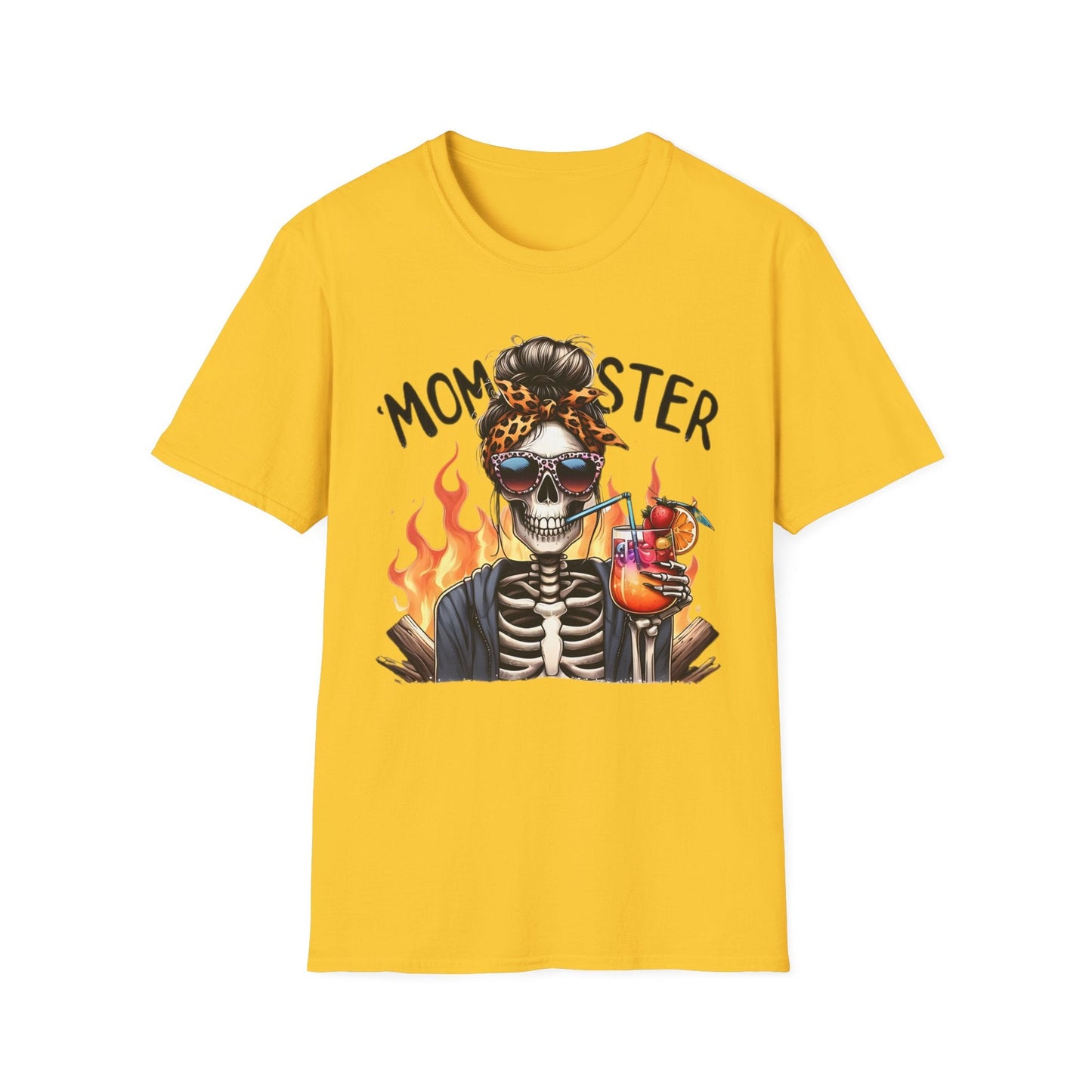 Skull Graphic Unisex Cotton T-shirt with Skeleton Artwork Design 13