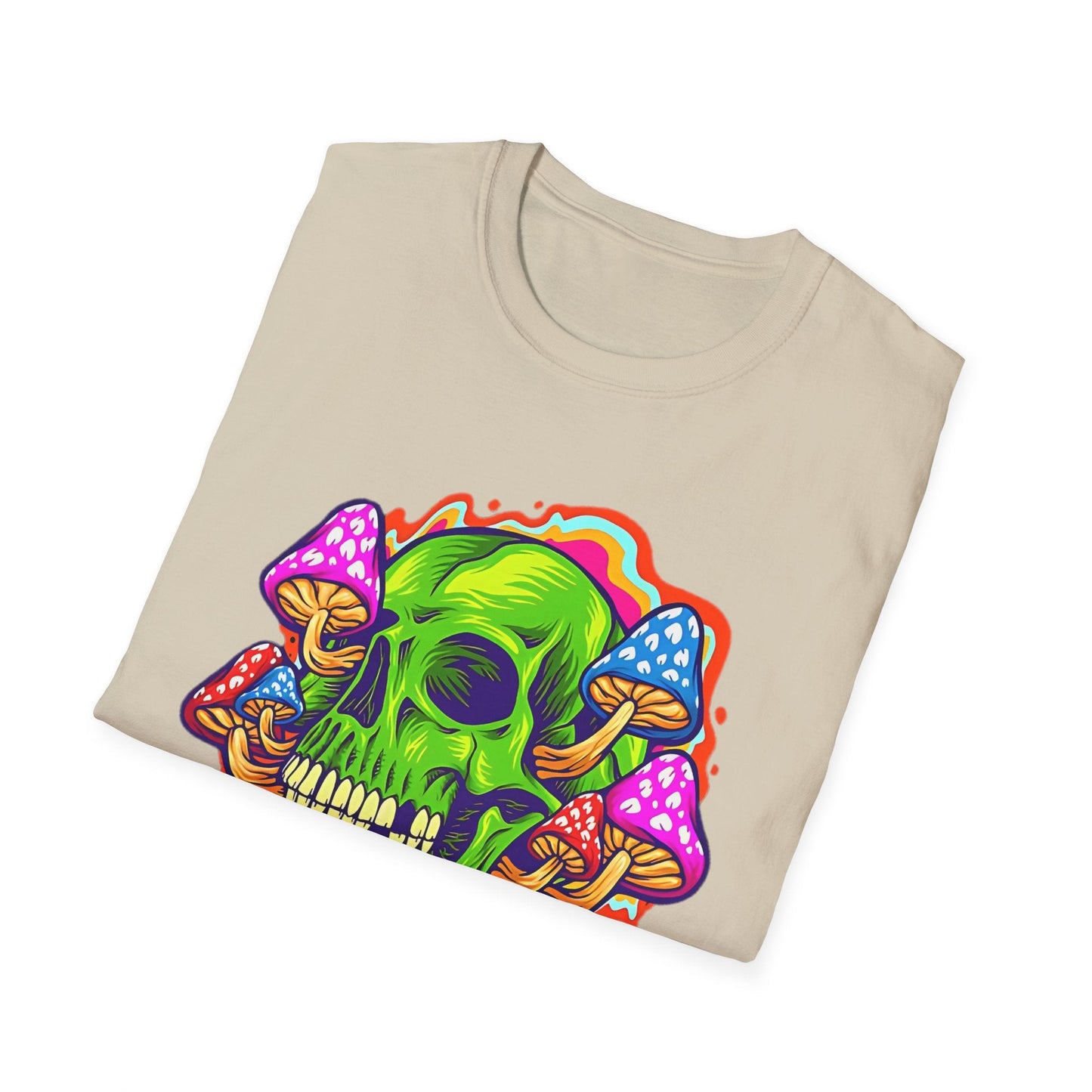 Skull Tee Shirt Unisex Skeleton Shirt With Skull Design Gildan Softstyle 64000 Cotton Tee
