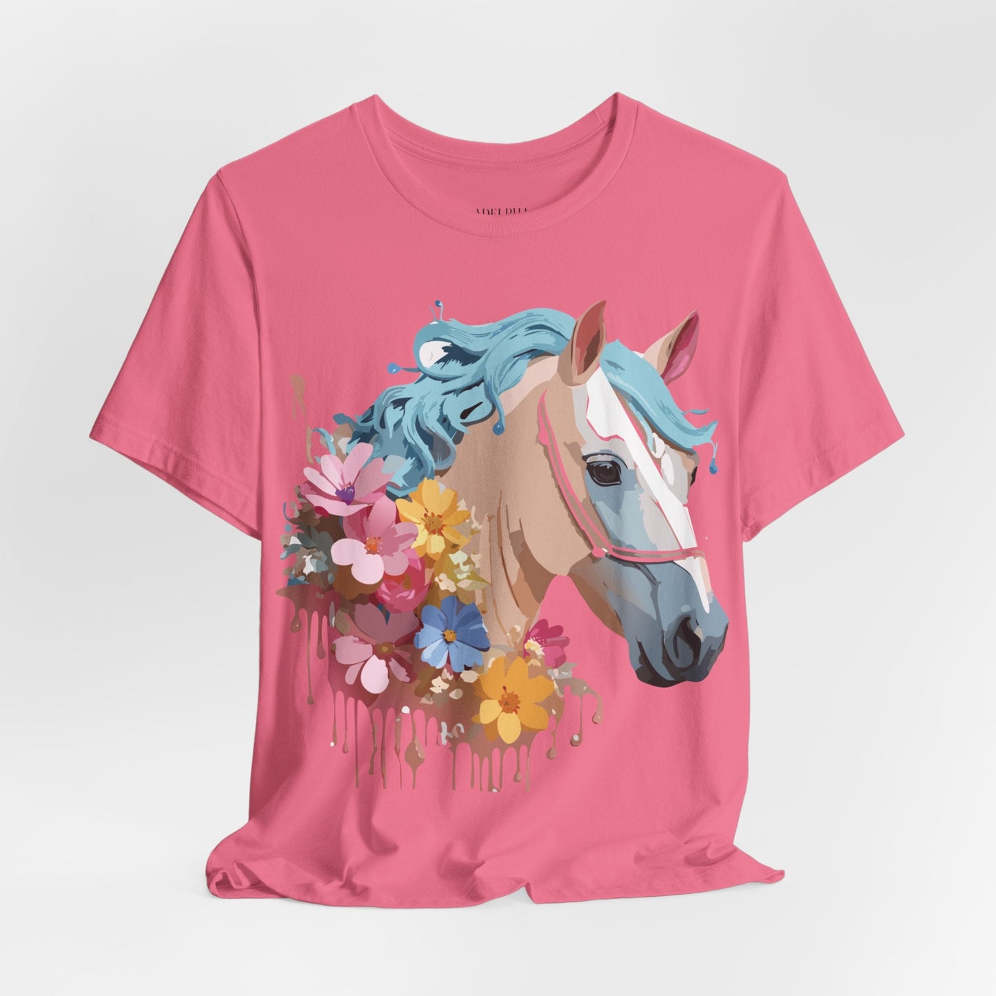 Horse Graphic Unisex 100 Cotton Vintage Animal Art T-Shirt 17