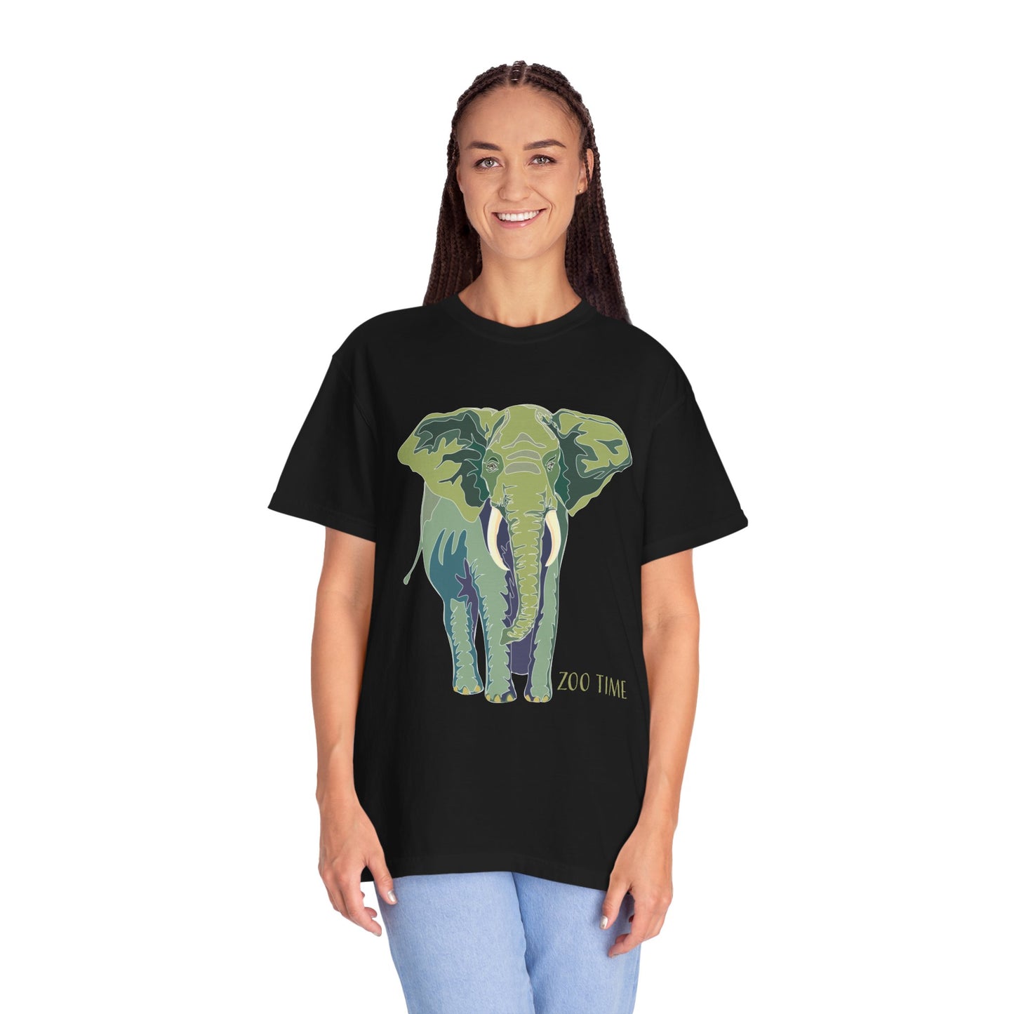 Unisex T-shirt with animal prints