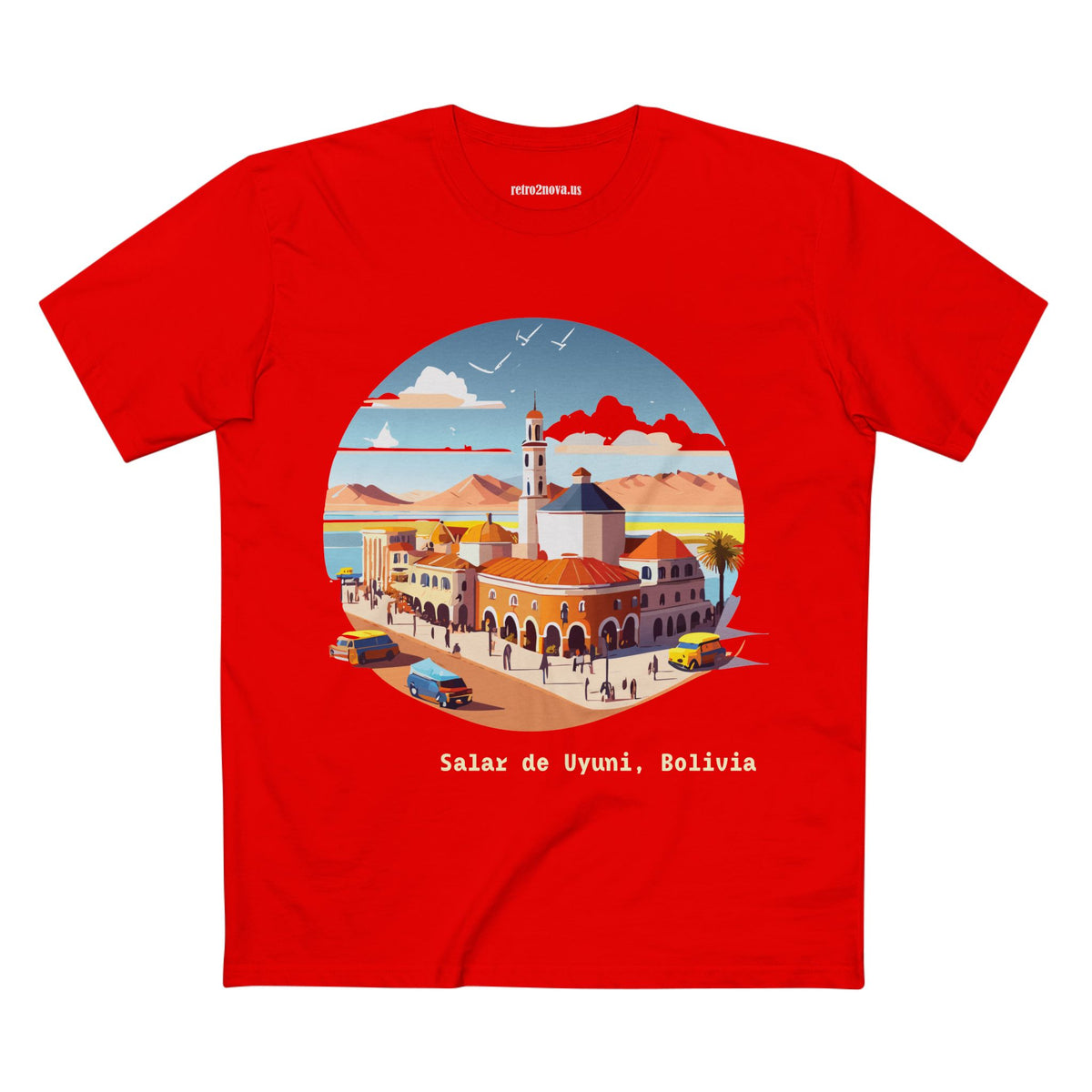 Salar de Uyuni Bolivia landscape T-Shirt | Salt Flats travel tee