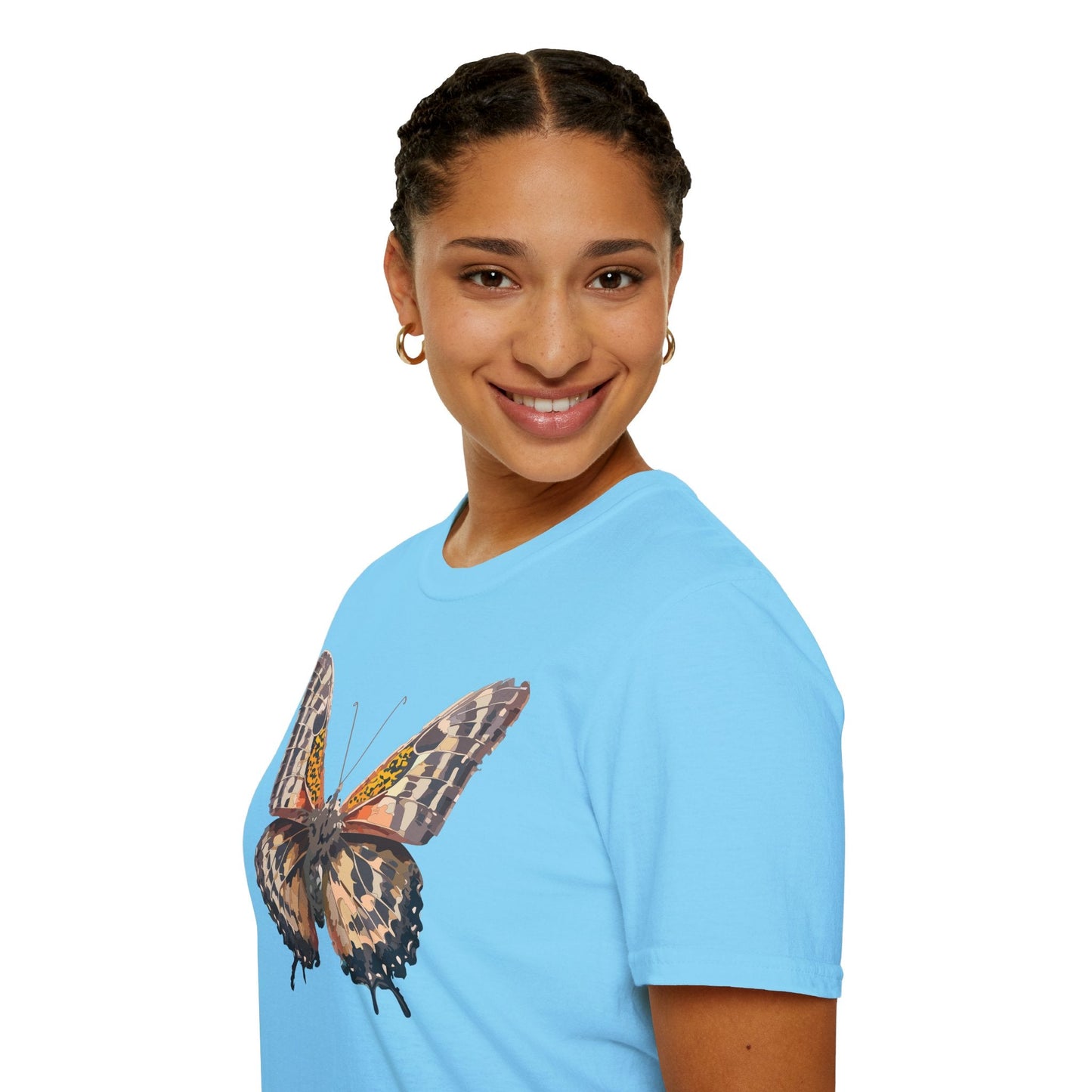Butterfly Shirt Unisex Tee Monarch Butterfly Tee Softstyle Gildan 64000 Classic Fit