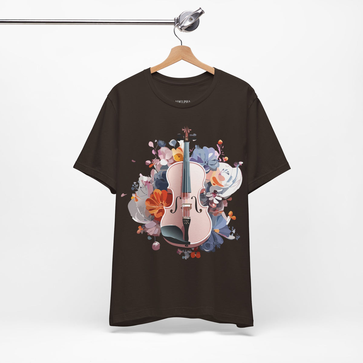 Music Graphic Unisex Cotton Bella+Canvas Tee with Art Design m115