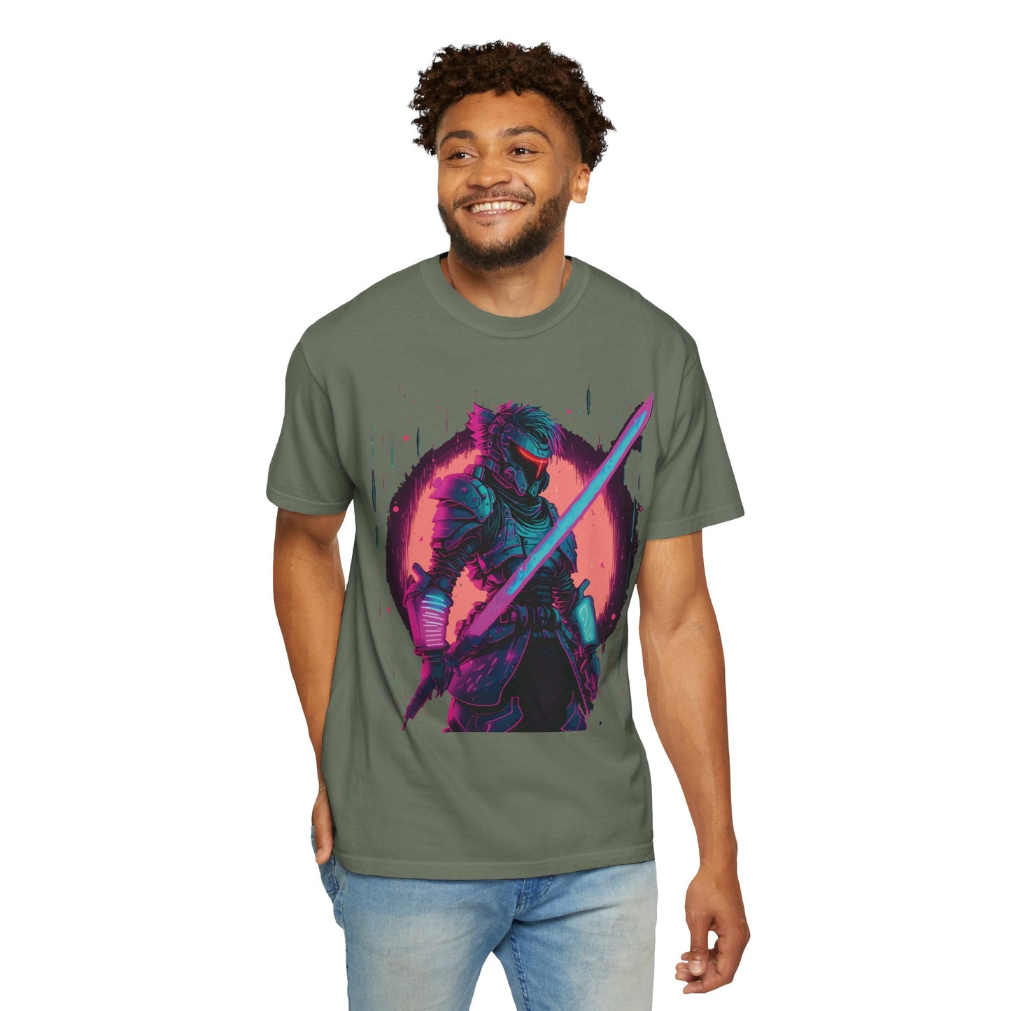 Unisex T-shirt with Knight in Armor