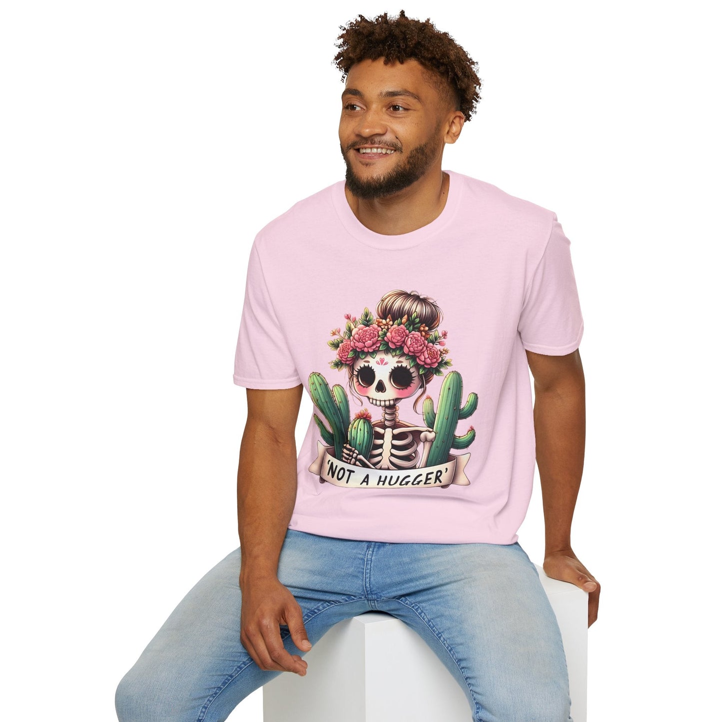 Skull Graphic Unisex Cotton T-shirt with Skeleton Artwork Design 15