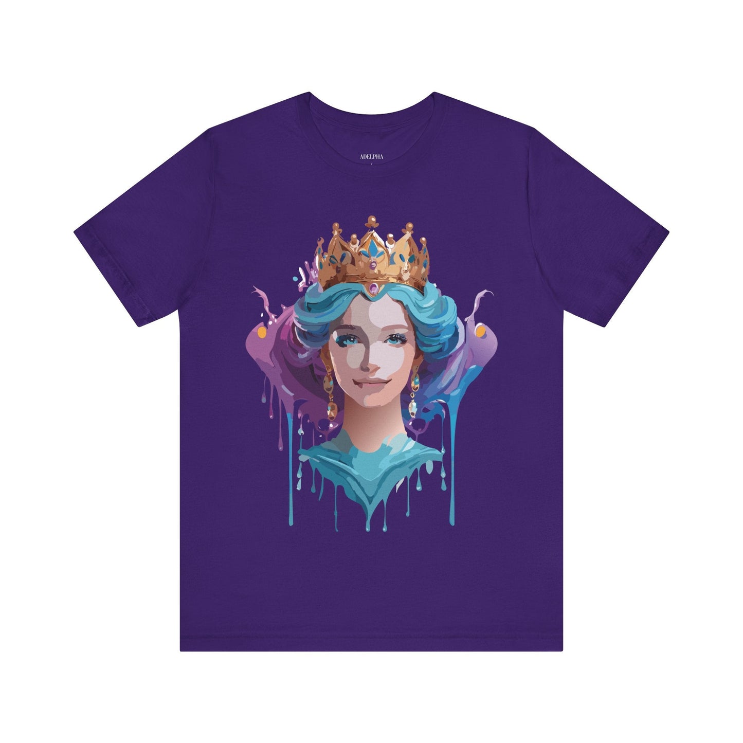 Queen Woman Portrait Graphic Unisex 100 Cotton Vintage Artwork Tee 1