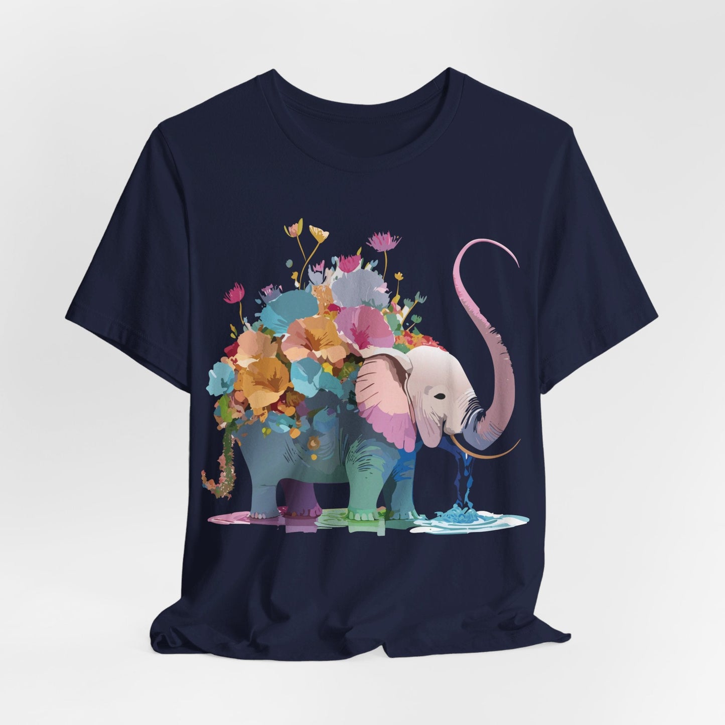 Elephant Graphic T Shirt Unisex Vintage Inspired Art Tee Adelpha Short Sleeve Artwork
