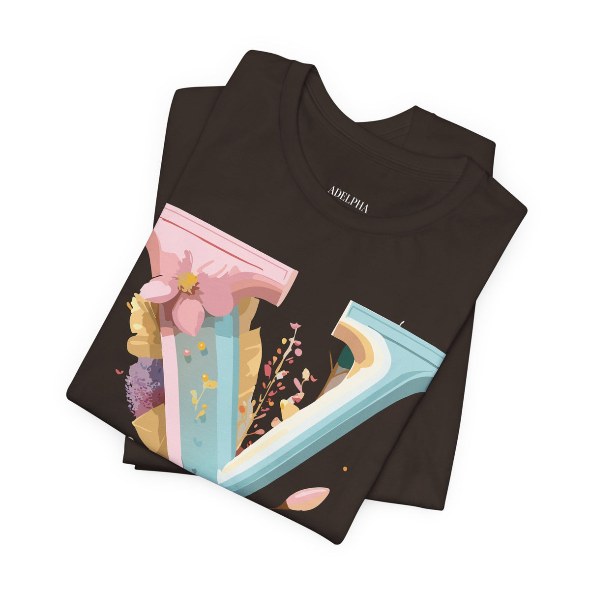 Letter Y Graphic Unisex Cotton Bella+Canvas Tee with Art Letter Design