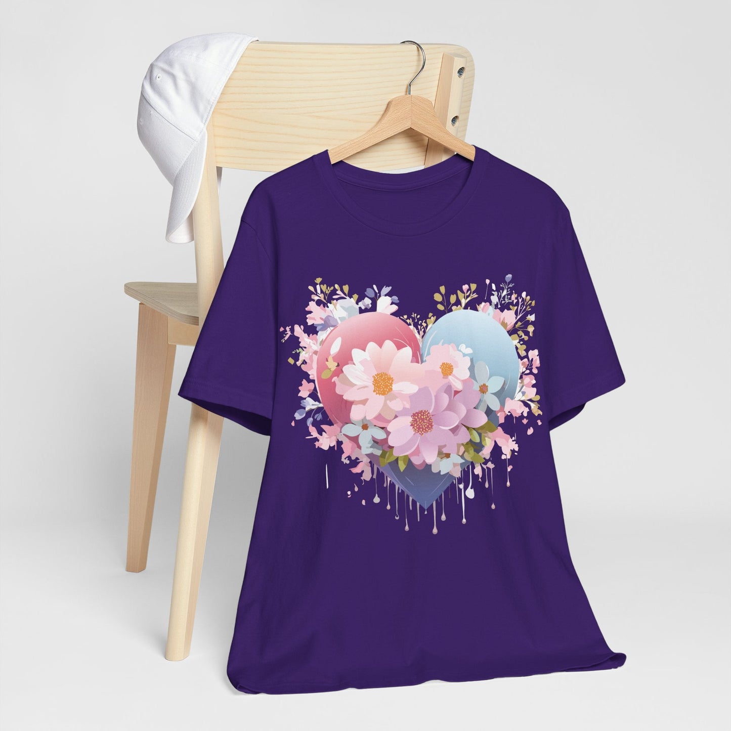 Valentine Graphic Tee Unisex Short Sleeve Vintage Inspired Artwork From Adelpha Premium Design