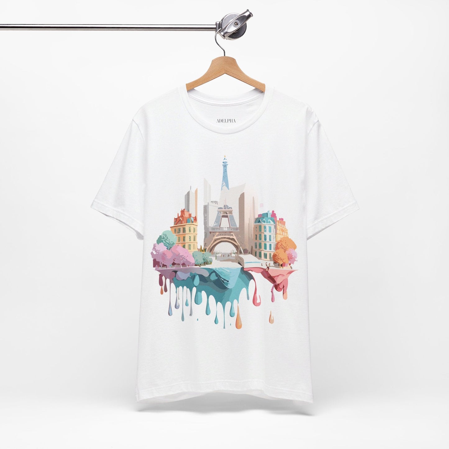 Adelpha Paris Graphic Tee Unisex Jersey Short Sleeve Vintage Inspired Artwork Collection