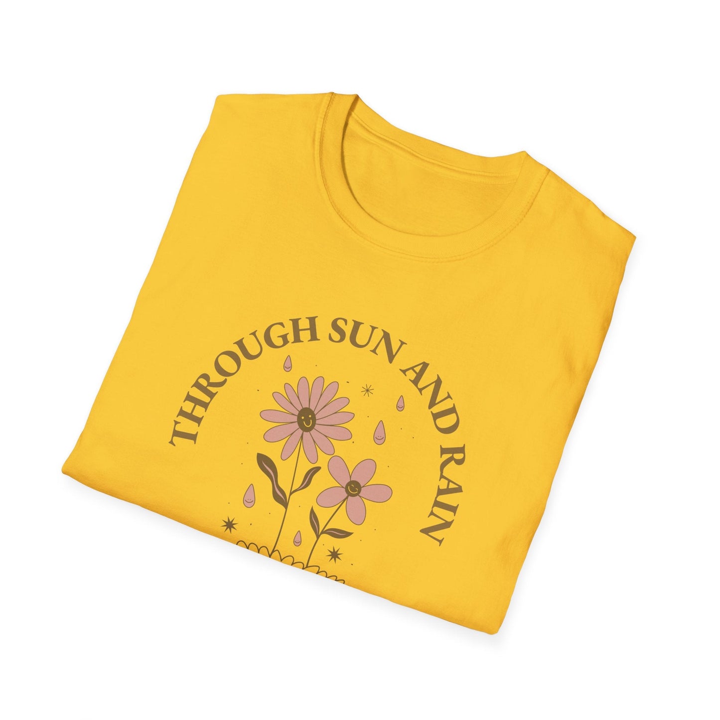 Positive Slogan T Shirt For Everyday Motivation Unisex Tee With Positive Words And Good Quotes Gildan Softstyle 64000