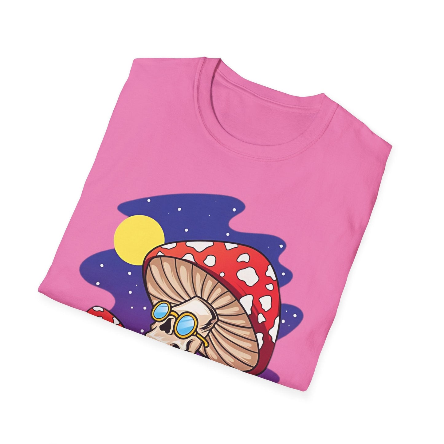 Mashroom Mushroom Tee Shirt Unisex Funny Fungus Design Softstyle 64000 Cotton Tee