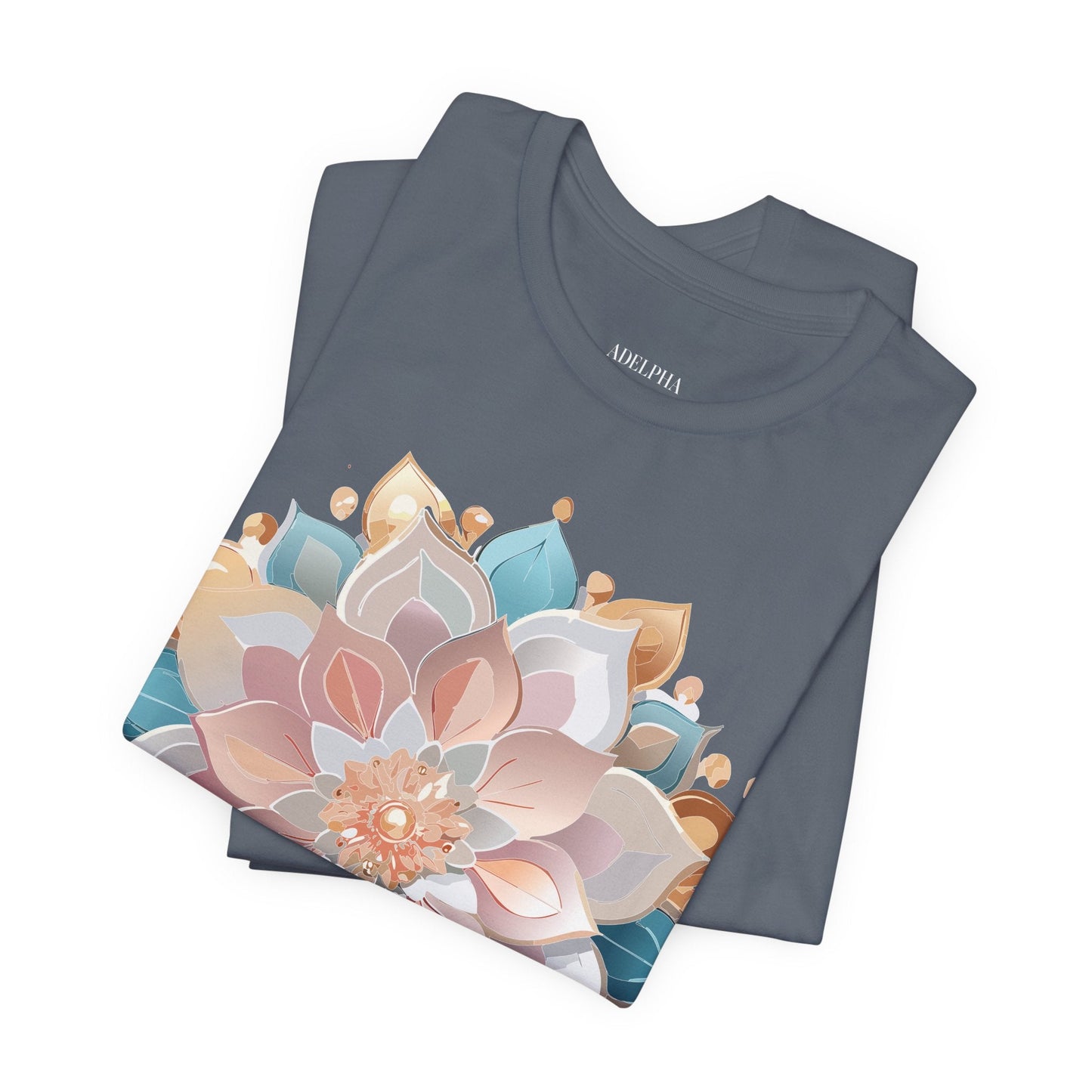 Adelpha Mandala Graphic Tee Unisex Jersey Short Sleeve Vintage Inspired Artwork Edition