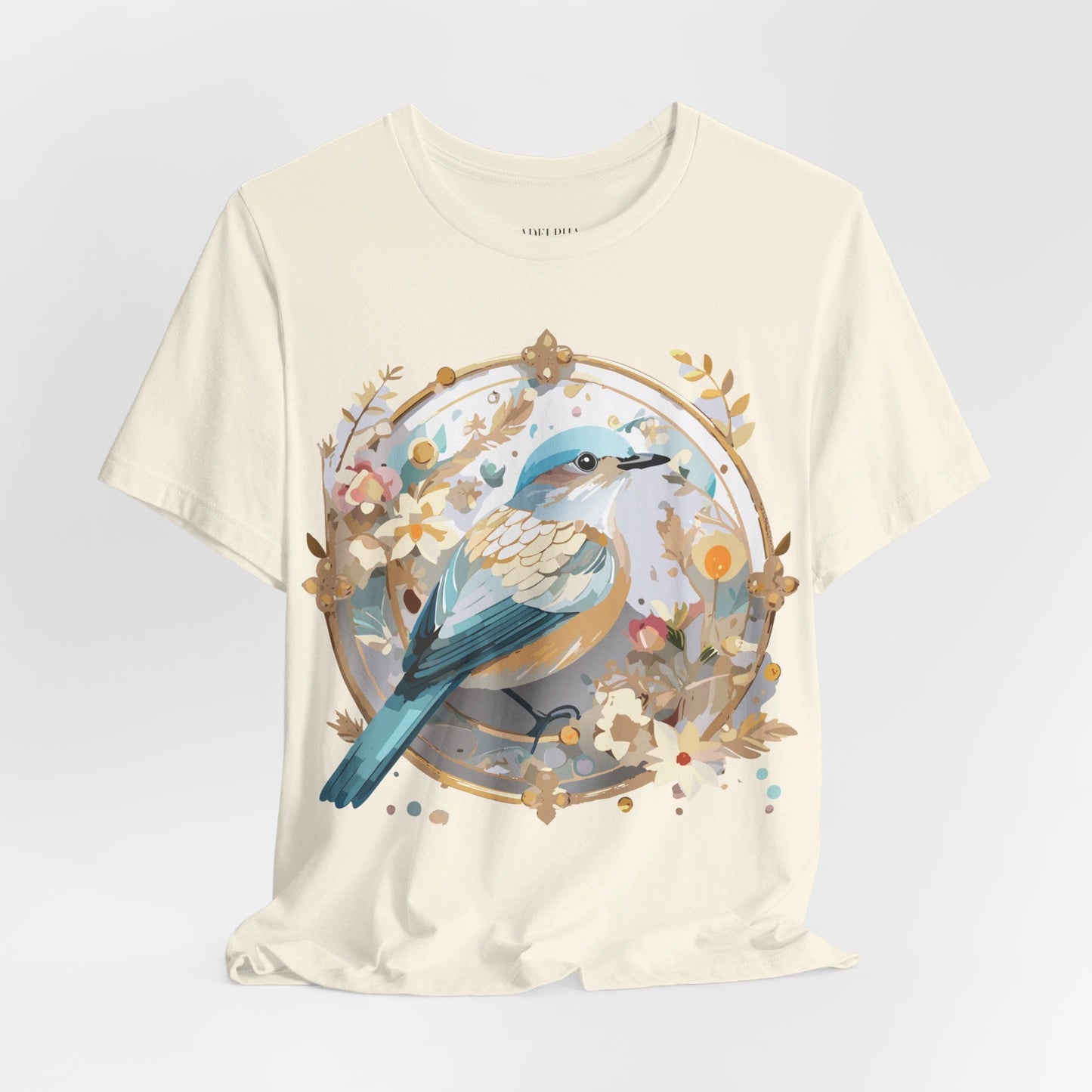 Adelpha Medallion Graphic T Shirt Unisex Short Sleeve Vintage Inspired Art Design