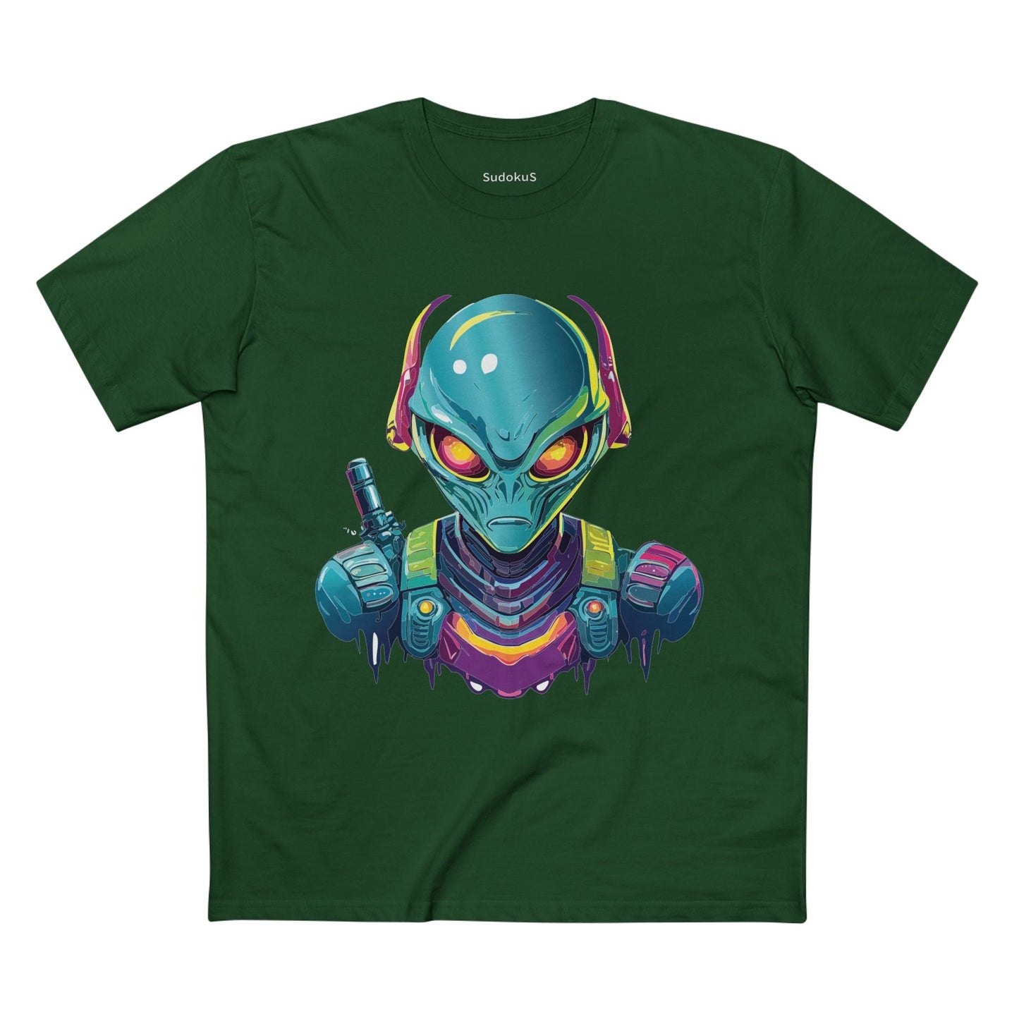 Aliens Graphic Unisex 100 Cotton Staple Tee 5