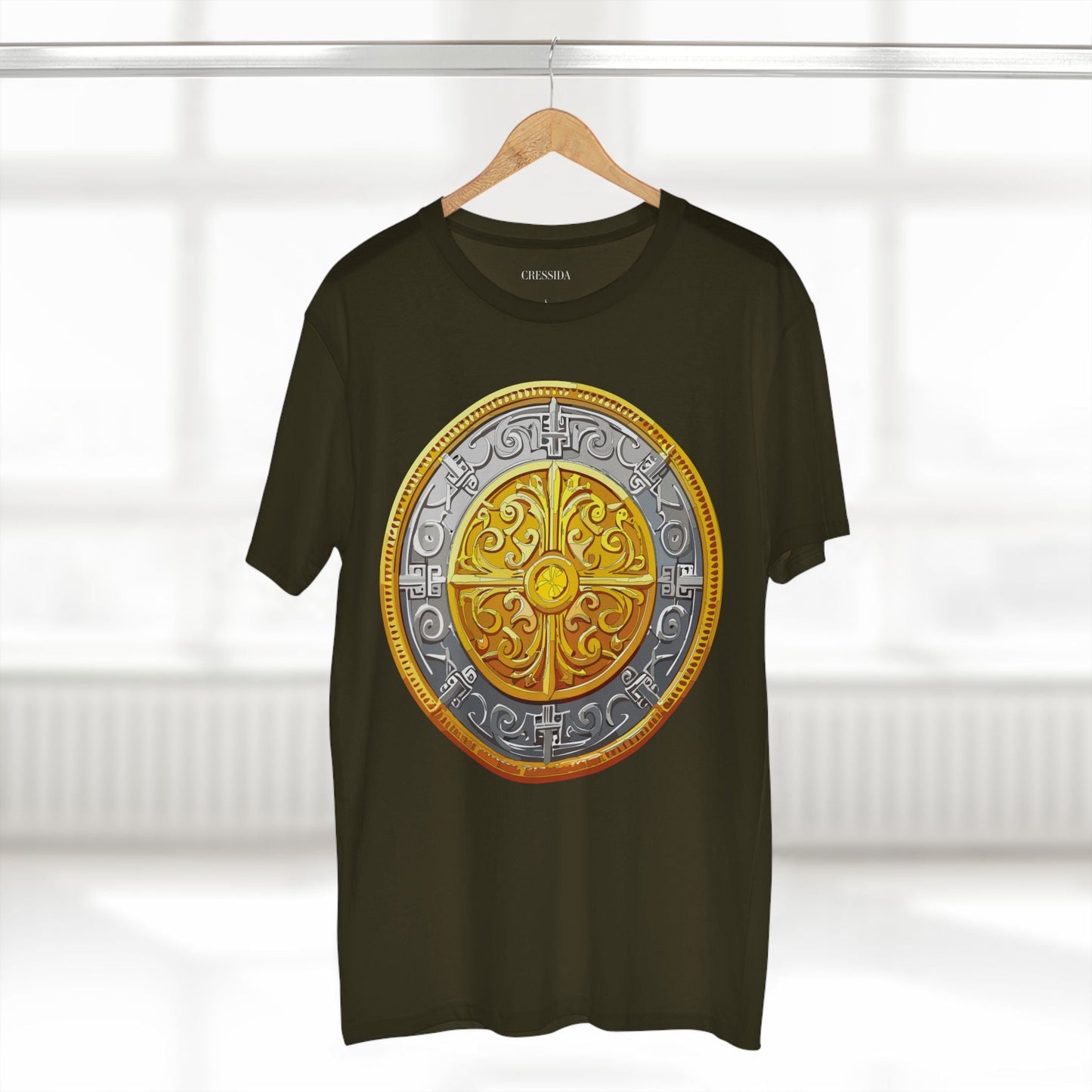 Antique Gold Coin Graphic Design T-Shirt Unisex 100 Cotton With Golden Print Artwork Tee 18