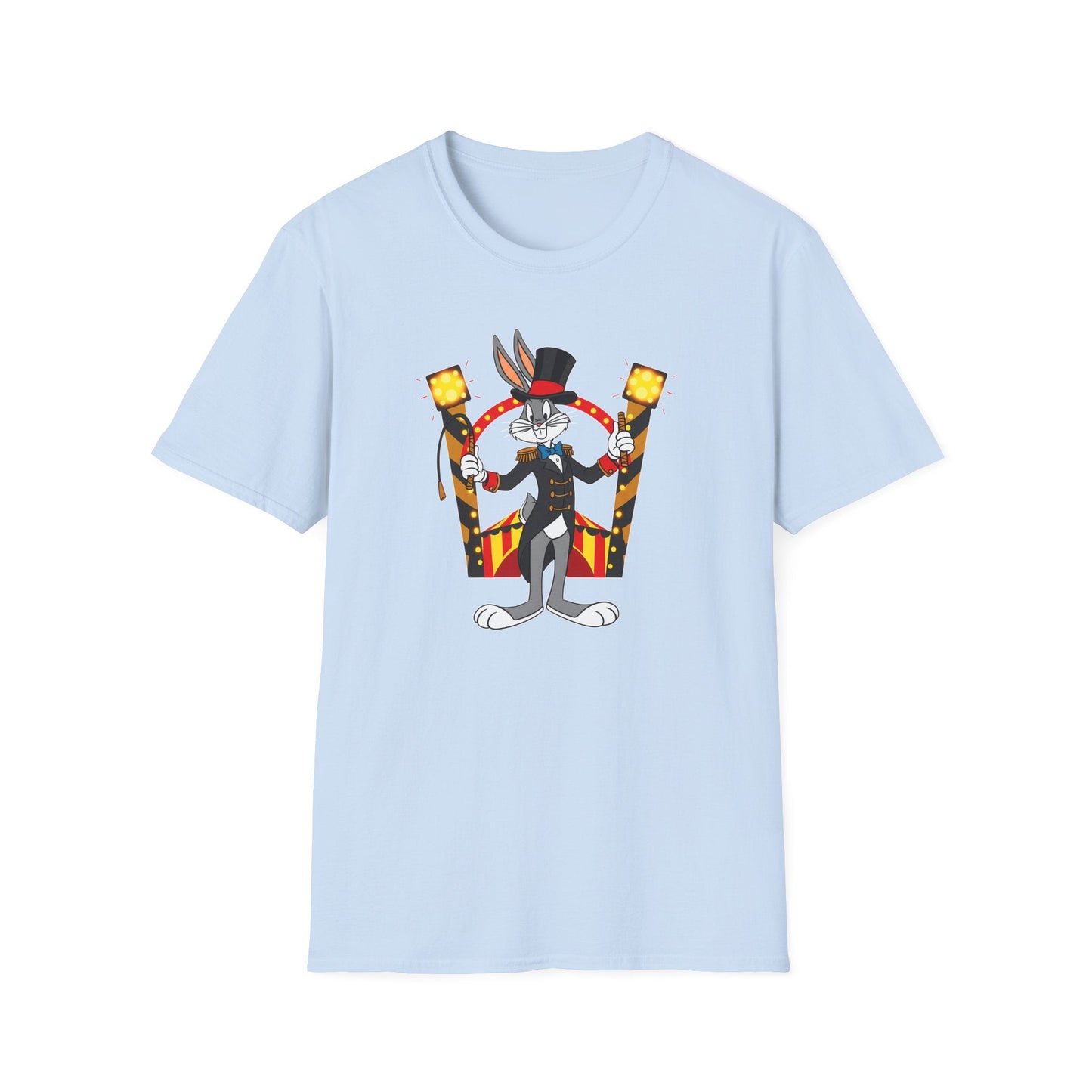 Bugs Bunny T Shirt Unisex Cartoon Tee Gildan Softstyle 64000 Tee Comfort Cotton Fabric
