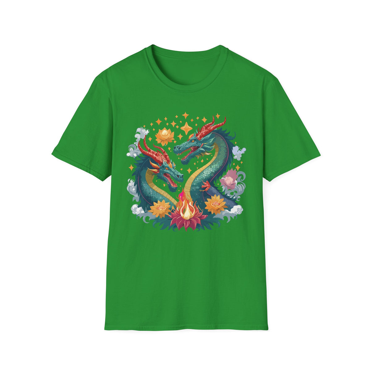 Dragon Graphic Tee Gildan Unisex 100 Cotton Tee Shirt with Animal a43
