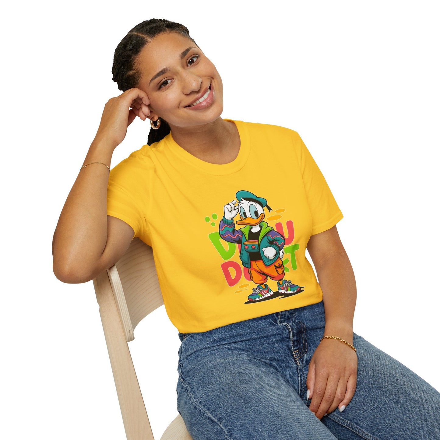 Gildan Softstyle Unisex Cartoon Animation T Shirt With Funny Animals Graphic Tee For Men Women