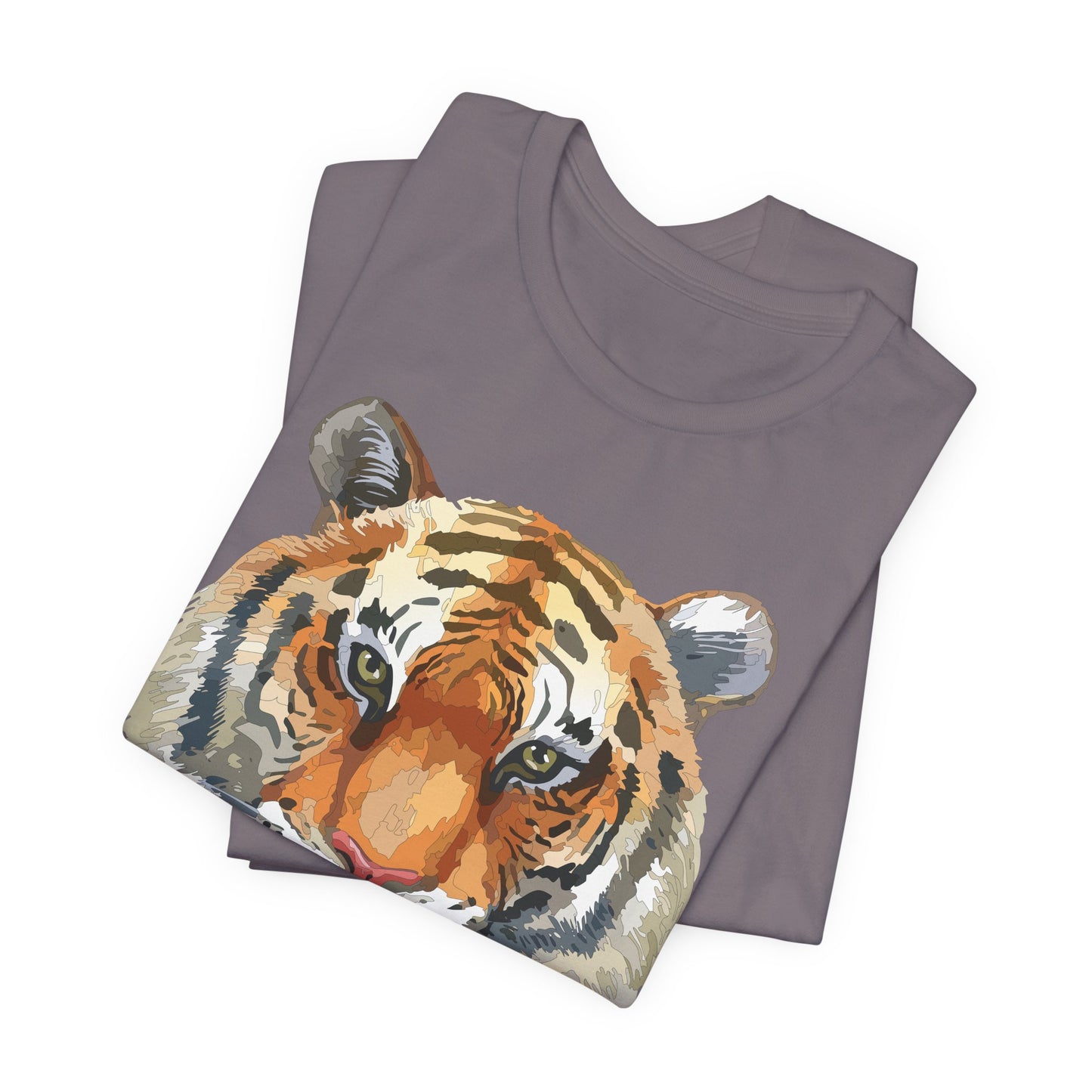 Unisex Tiger Tee, Animal Shirt, Tee Shirt with Tiger, Safari T-Shirt, Animal Tees, Big Cat Shirt, Safari T-Shirt 4