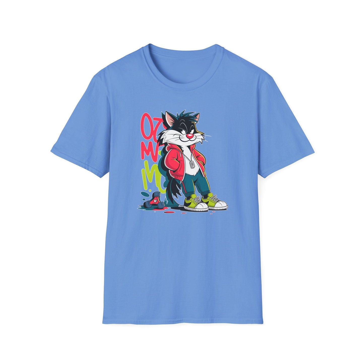 Cartoon T Shirt With Animals And Animation Tee For Unisex Softstyle Gildan 64000
