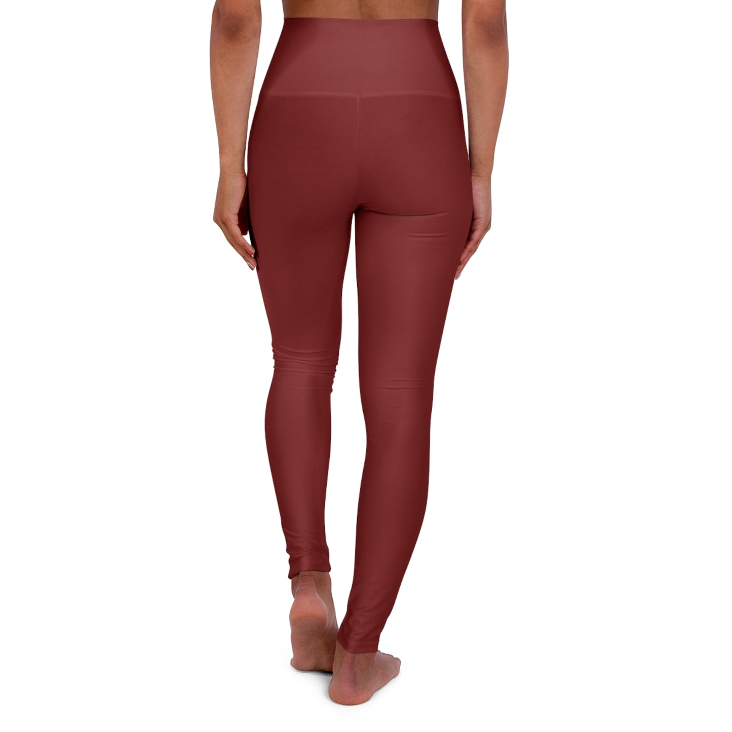 Crushed Berry Color High-Waist Yoga Leggings Women's Seamless Poly-Span Stretchy Pants XS-2XL
