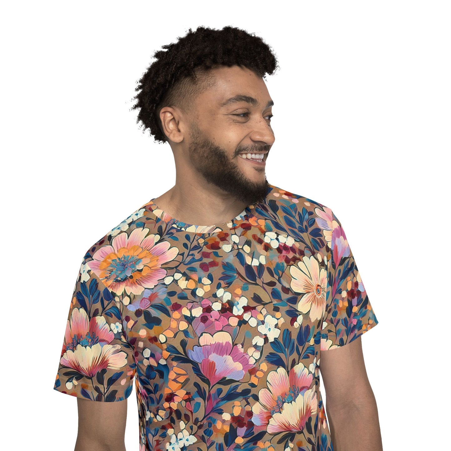 Unisex Floral Shirt, Floral Tee Shirt, Floral T-Shirt, T Shirt with Flowers 11
