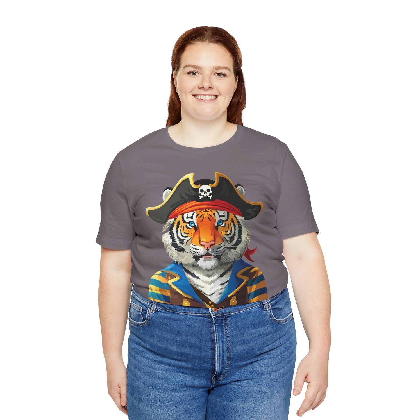 Unisex Animal Tee Shirt Art Design With Wild Animals Gildan Softstyle Cotton T Shirt