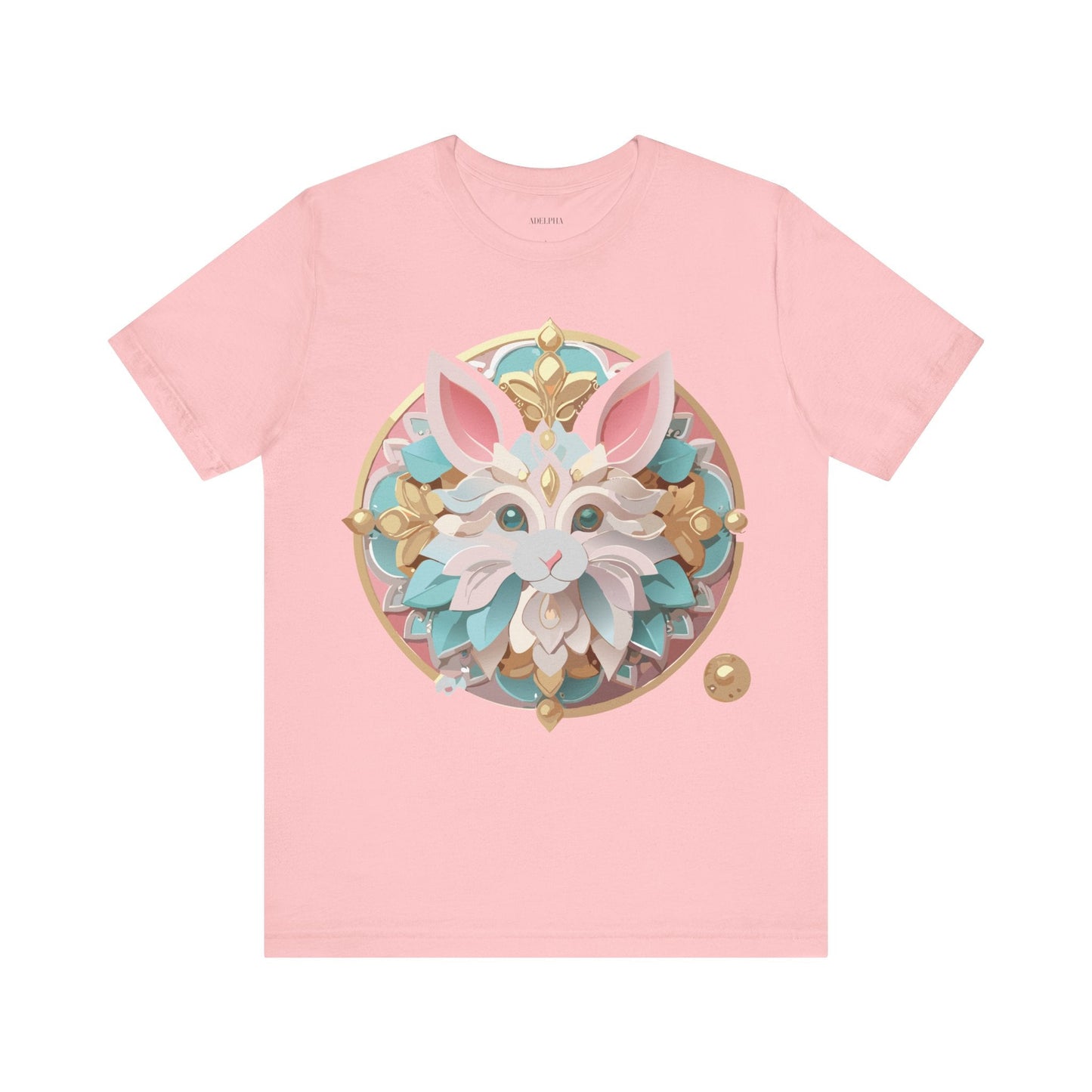 Medallion Graphic Unisex 100 Cotton Vintage Animal Medal Artwork Tee 88
