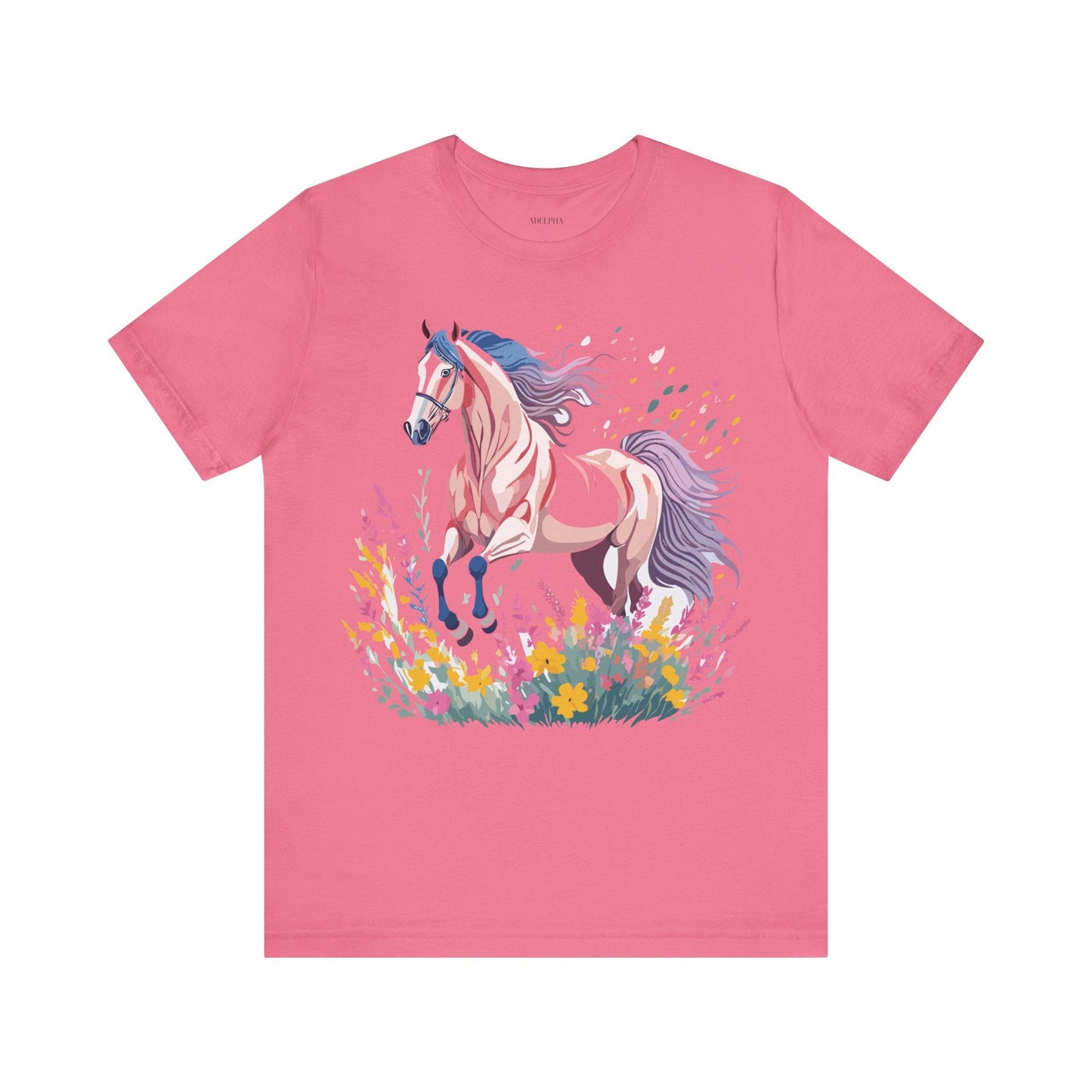 Horse Graphic Unisex 100 Cotton Vintage Animal Art T-Shirt 7