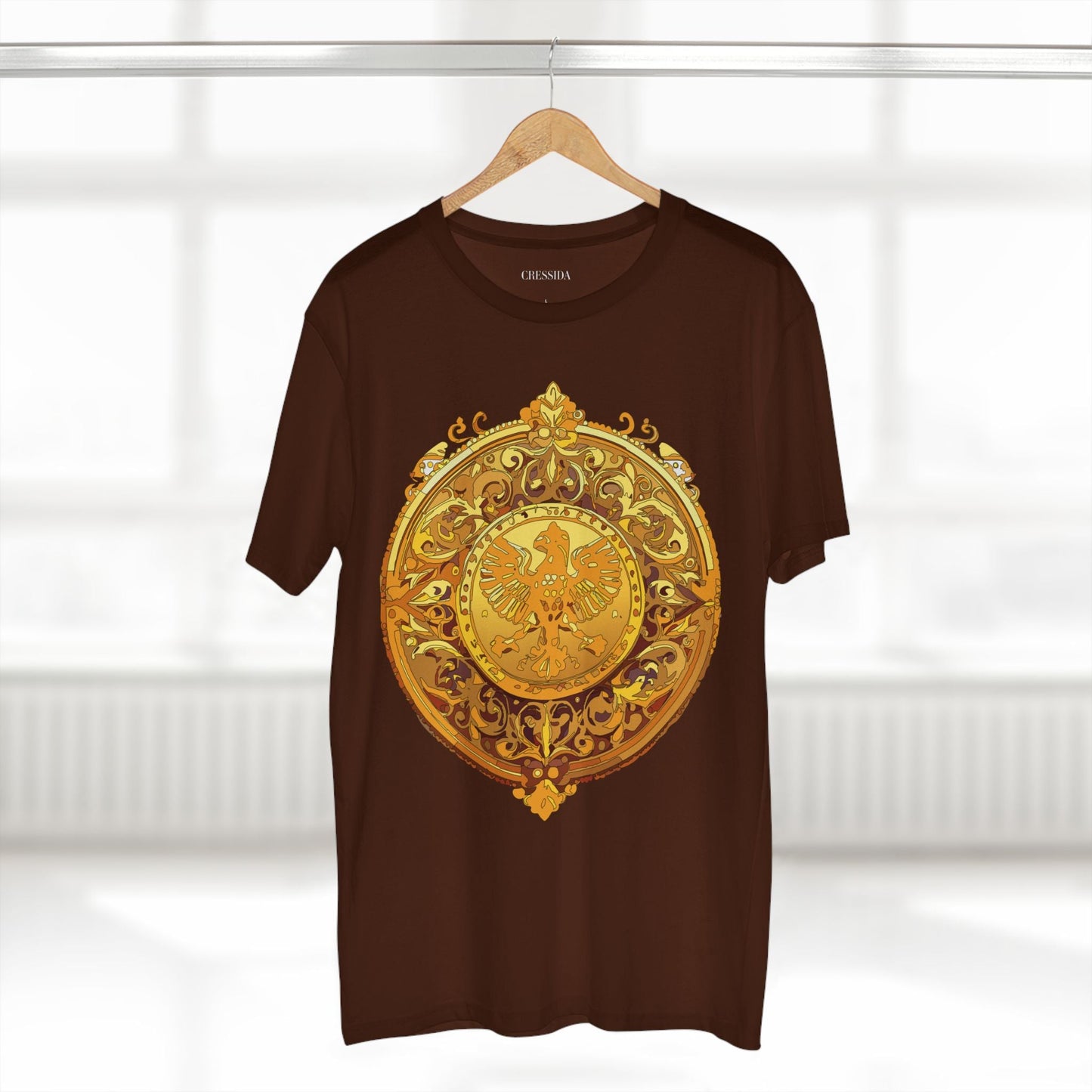 Antique Gold Coin Graphic Design T-Shirt Unisex 100 Cotton With Golden Print Artwork Tee 26