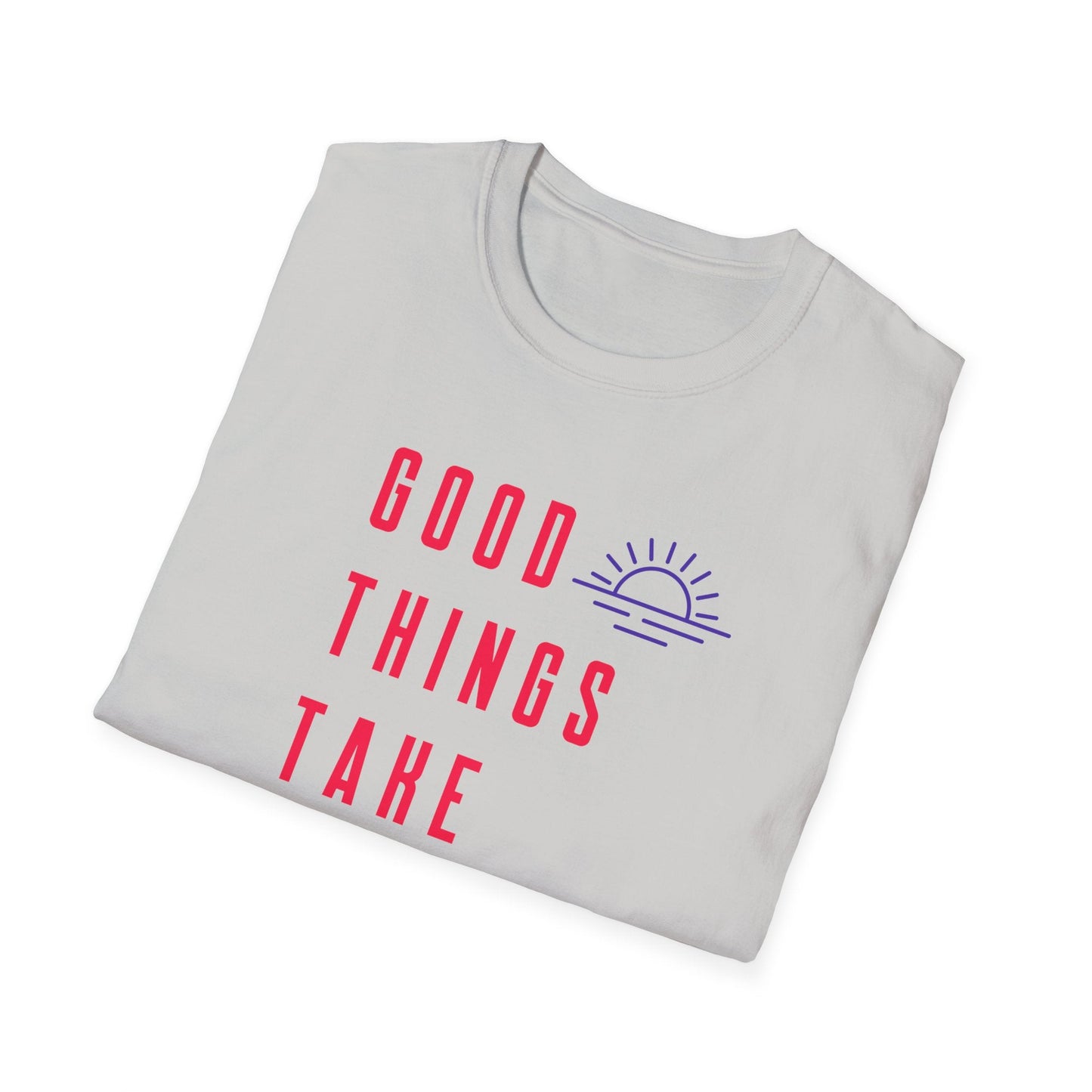 Positive Slogan T Shirt Unisex Gildan Softstyle 64000 Ring Spun Cotton Tee With Positive Words
