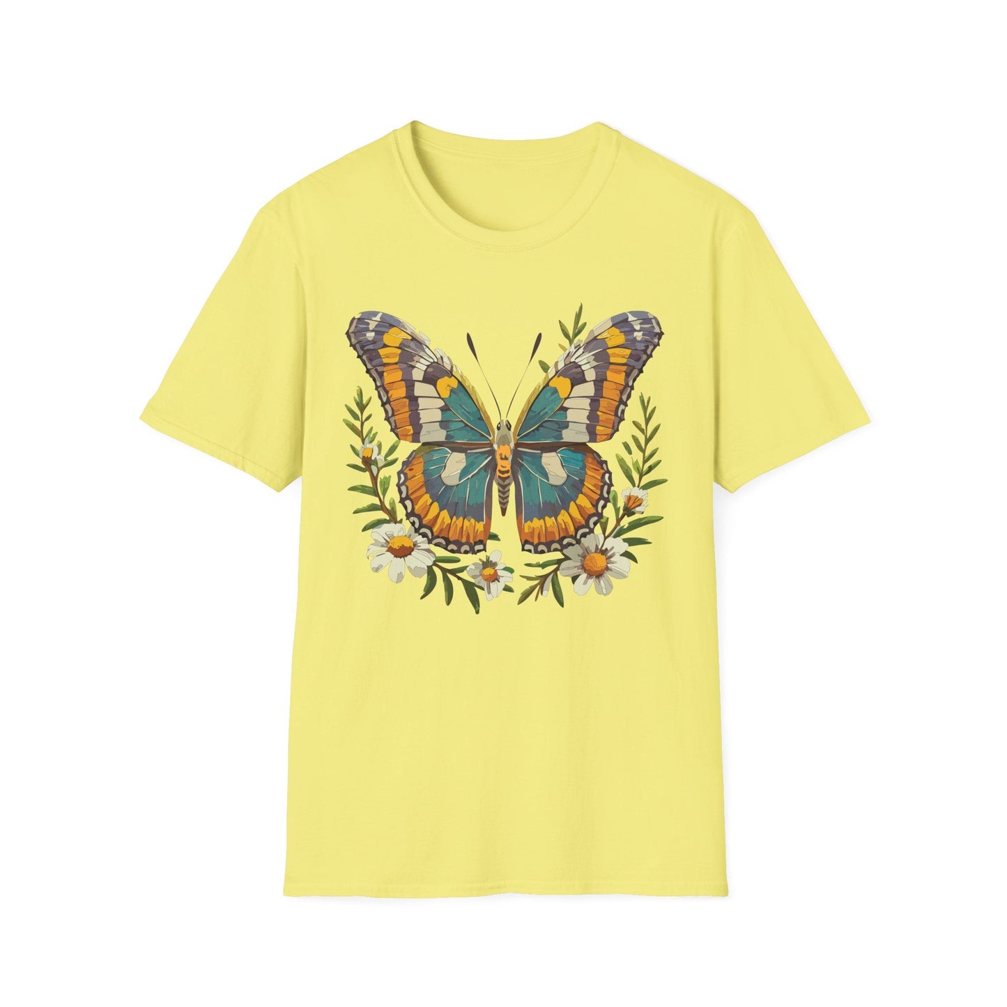 Monarch Butterfly Shirt Unisex T Shirt Softstyle 100 Percent Ring Spun Cotton Comfort