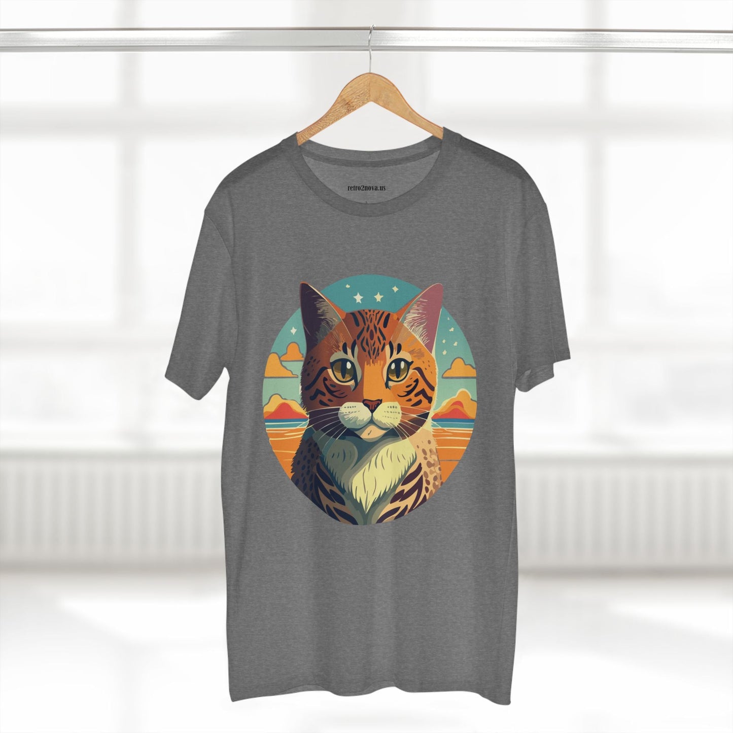 Unisex Premium Cotton Tee With Original Cat Art Design Animal Shirt For Cat Lovers Comfortable Breathable Everyday Wear