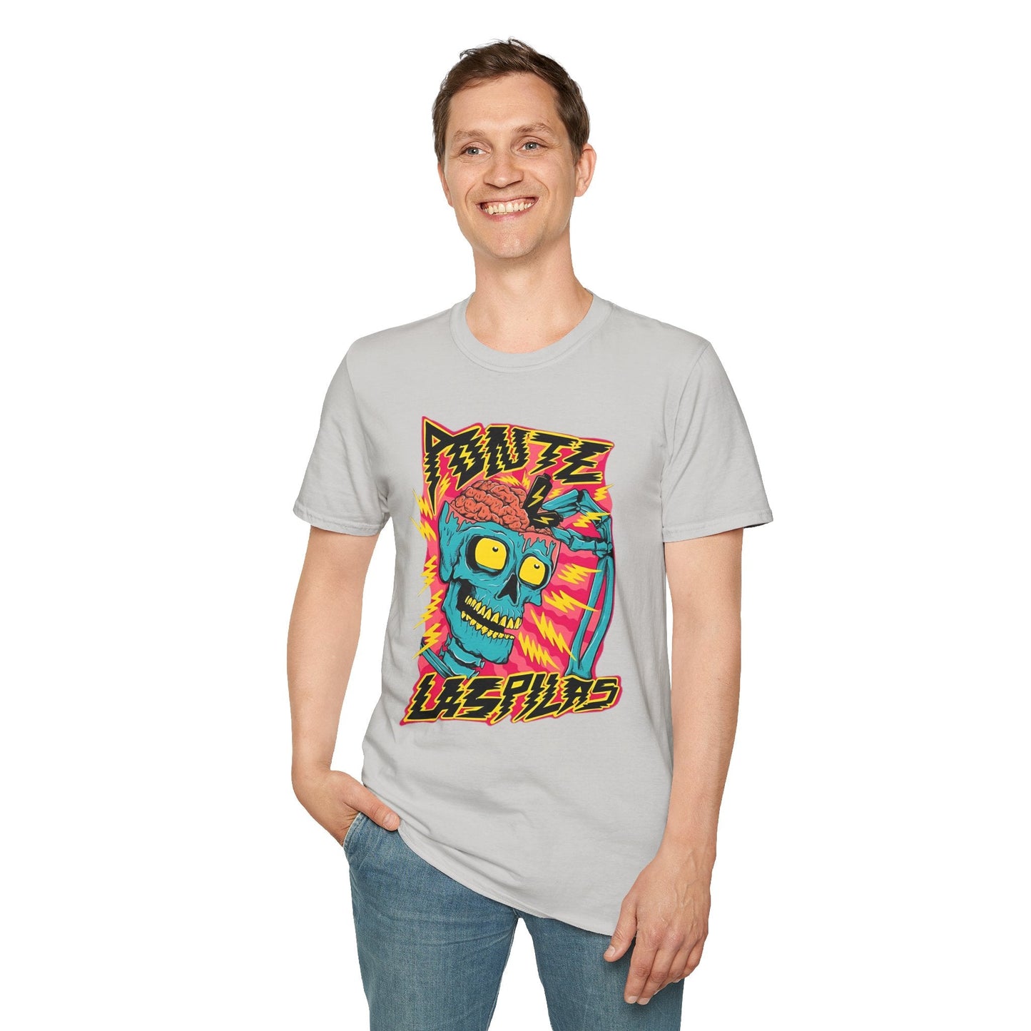 Skull Graphic Unisex Cotton T-shirt with Skeleton Artwork Design 21