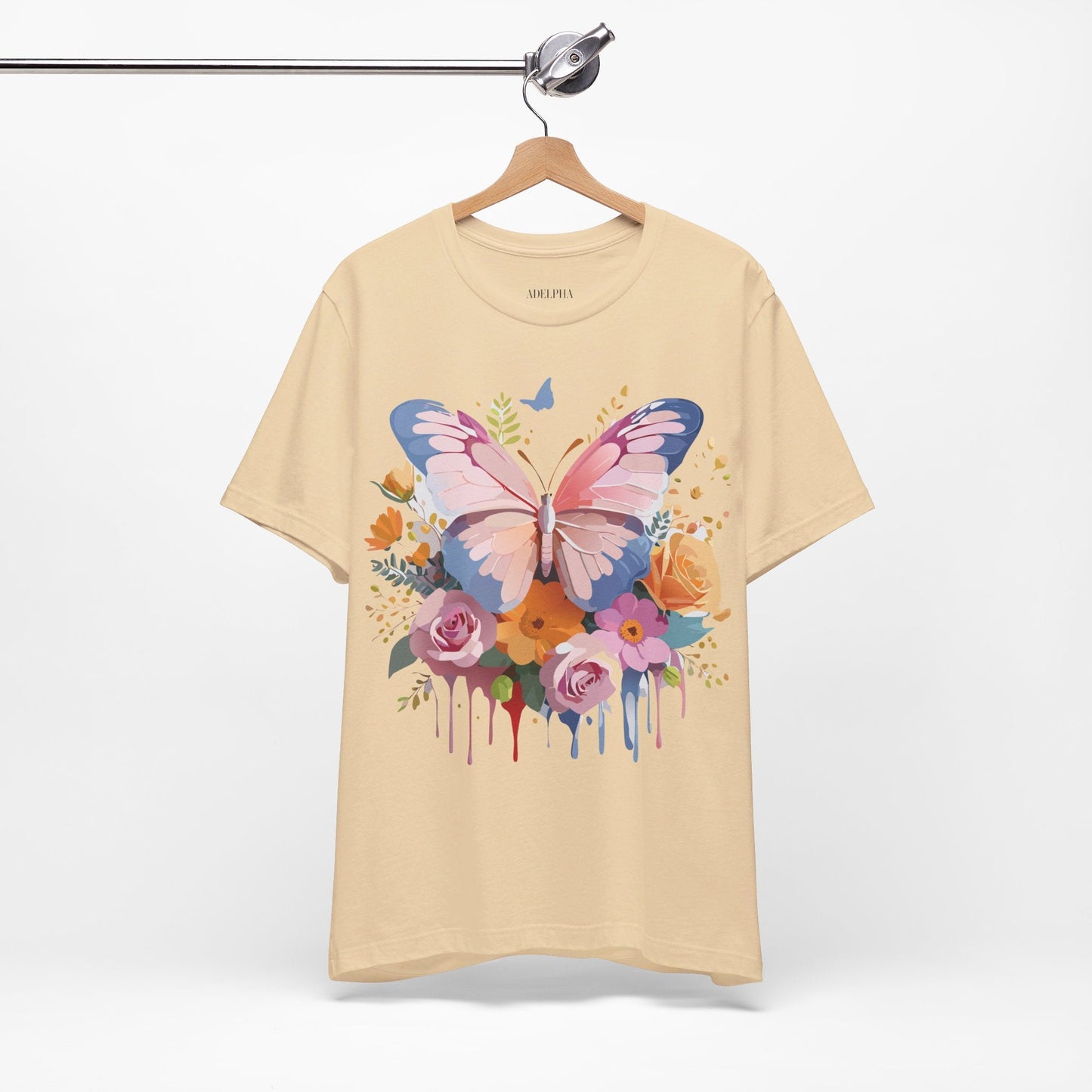 Butterfly Graphic Tee Unisex Art Design Shirt By Adelpha Vintage Inspired
