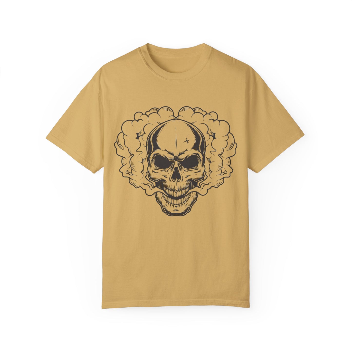 Unisex Cotton Tee Shirt with Skull