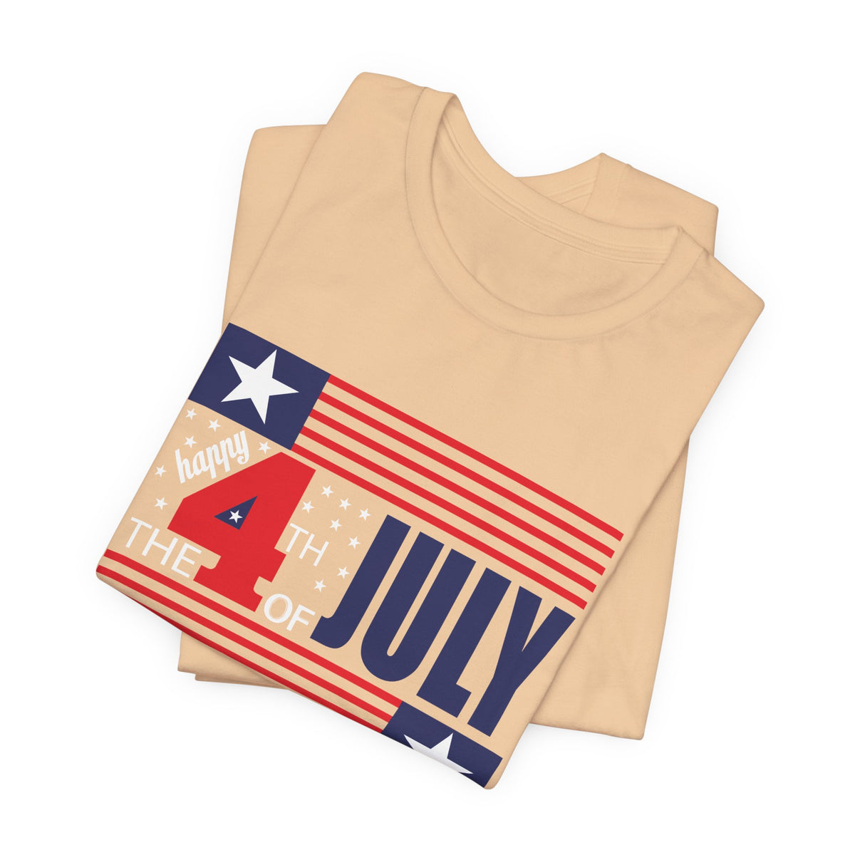4th of July Flag Graphic T-Shirt Independence Day Stars Stripes Unisex Cotton 014