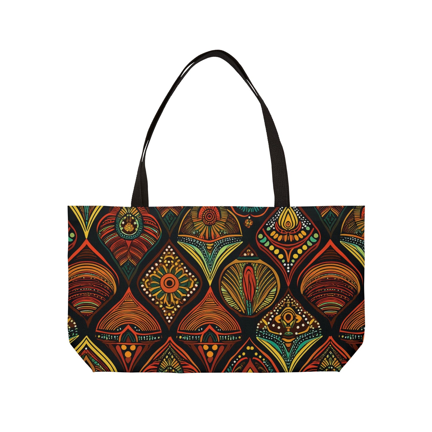 Ornament Print Big Bag High-Quality 100% Spun Poly 24x13 Canvas Art Bag OR-60