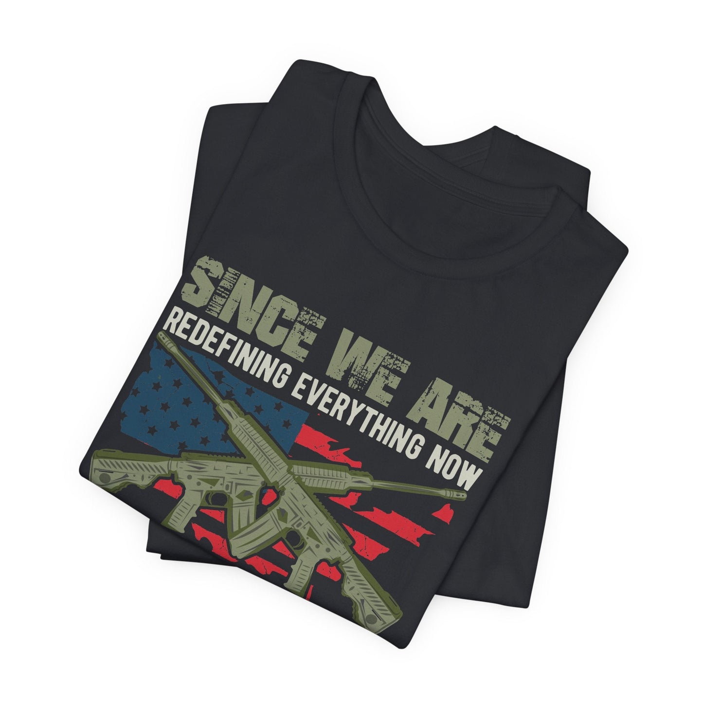 Army Veteran Patriotic Graphic Design Unisex Cotton T-Shirt v14